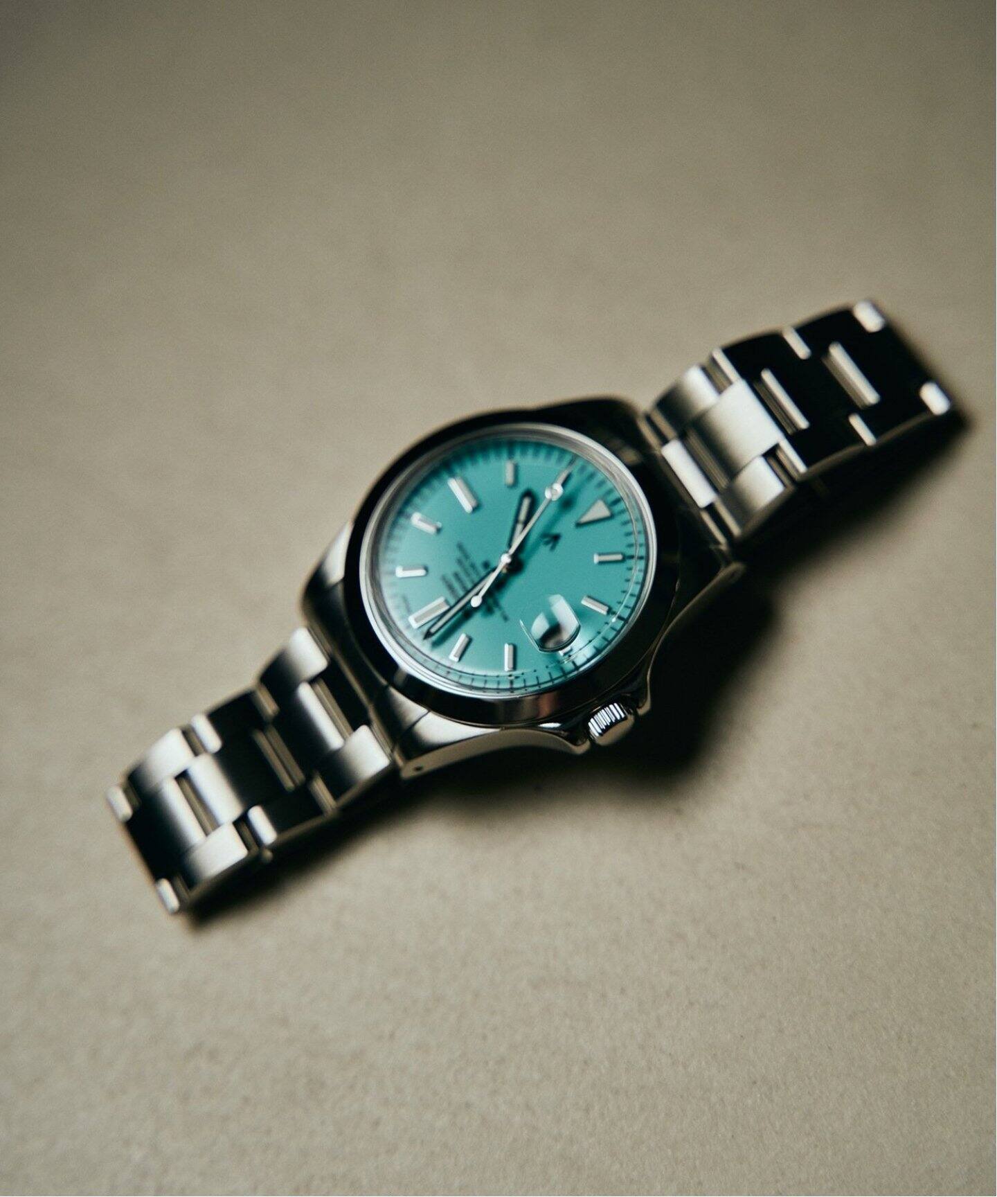 NAVAL WATCH Produced by LOWERCASE for EDIFICE】ターコイズ ウォッチ 