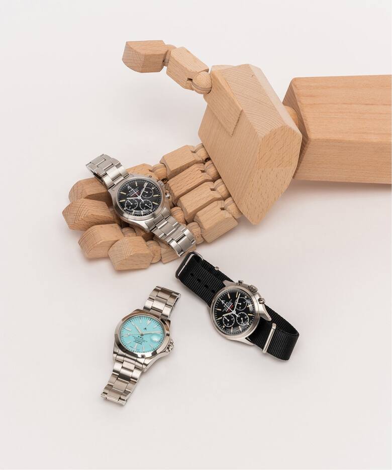 メタルバンド naval watch produced by lowercase NAVAL WATCH Produced By LOWERCASE FRXA016 Mechanical S S 3 links Metal band -Candyrim STORE