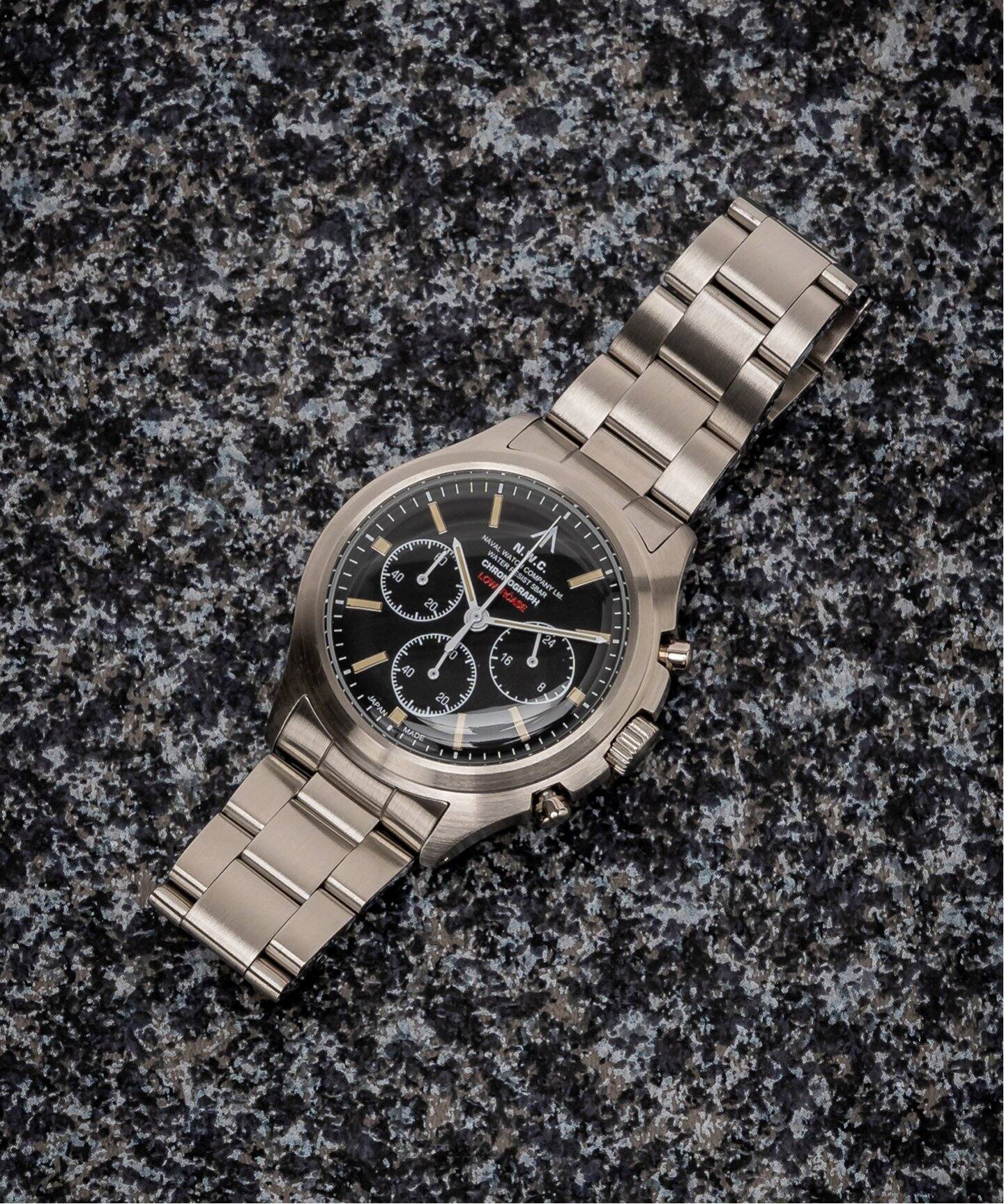 NAVAL WATCH Produced by LOWERCASE】別注 クロノグラフ メタルバンド  