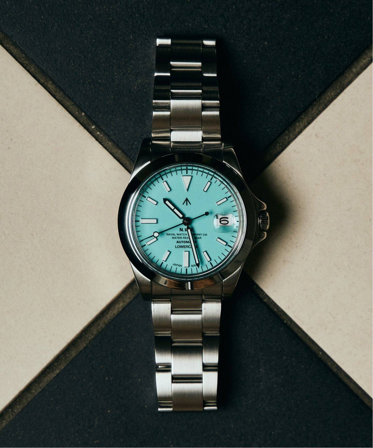 NAVAL WATCH Produced by LOWERCASE for EDIFICE】ターコイズ ウォッチ 