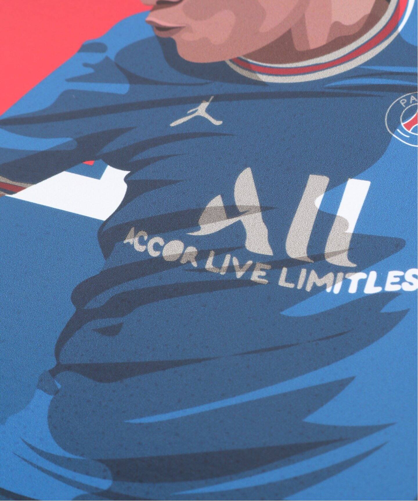 Paris Saint Germain Laffiche Kylian Mbappe ポスター Paris Saint Germain パリサンジェルマン 公式のファッション通販 Baycrew S Store