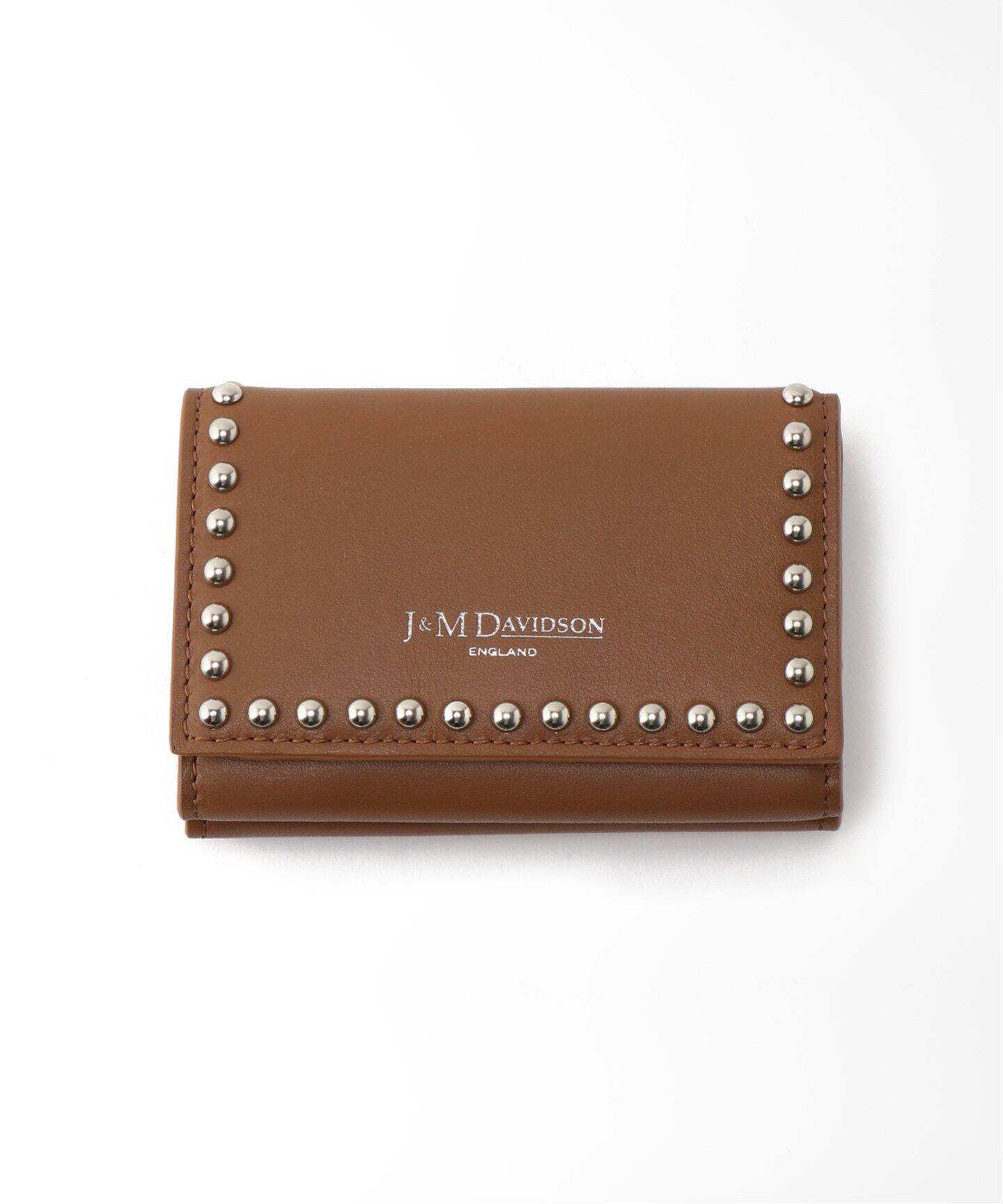 J&M DAVIDSON/J&M デヴィッドソン】FOLD WALLET WITH STUDS（財布 