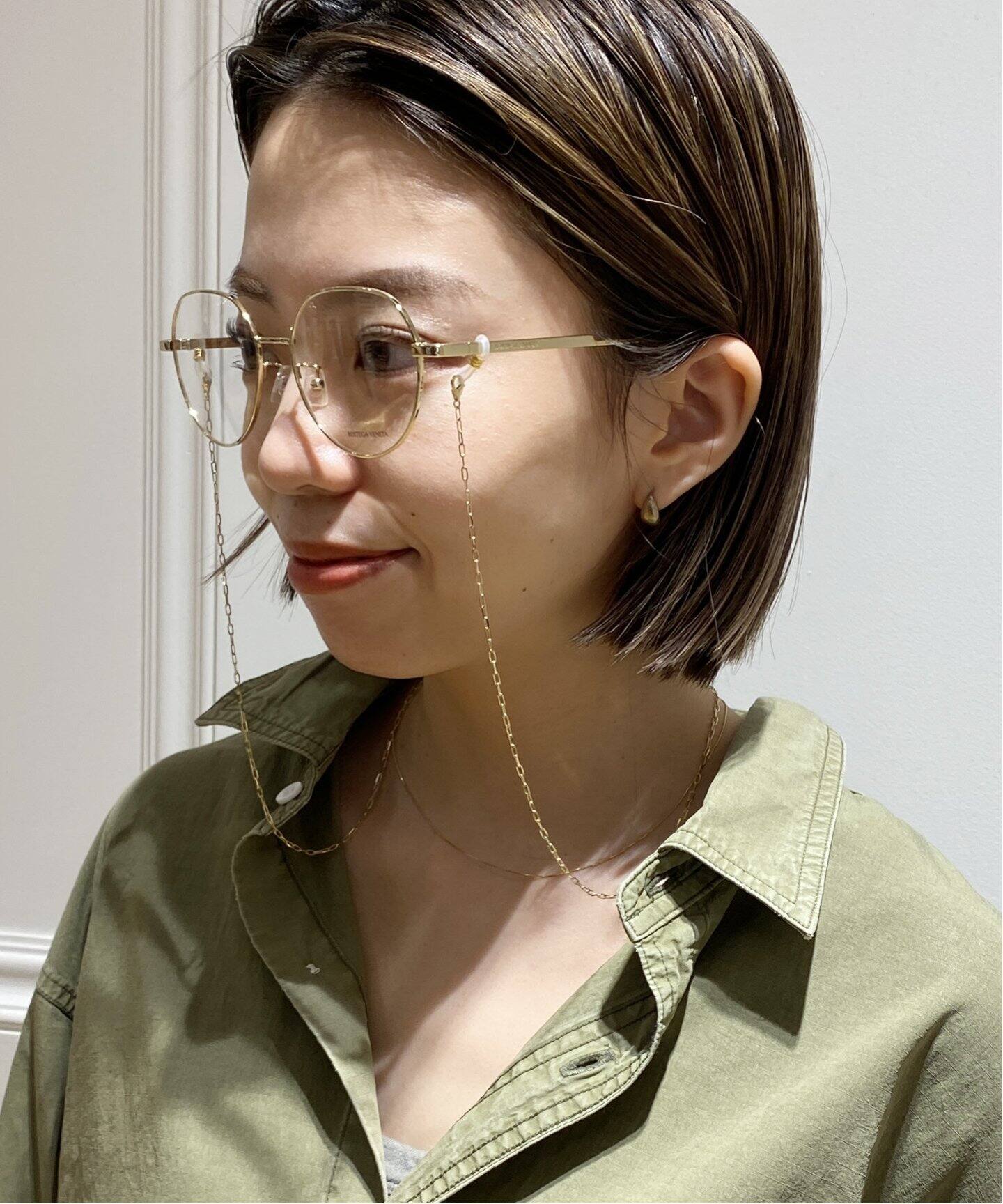 BOTTEGA VENETA/ボッテガ ヴェネタ】ラウンドフレームメガネ（メガネ 