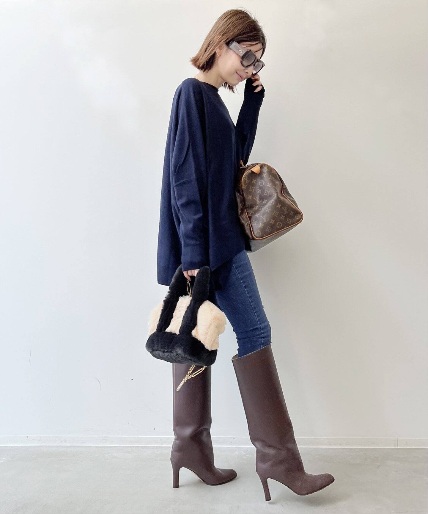 GOOD GRIEF!/グッド グリーフ】 LEOPARD POUCH BAG - クラッチバッグ 