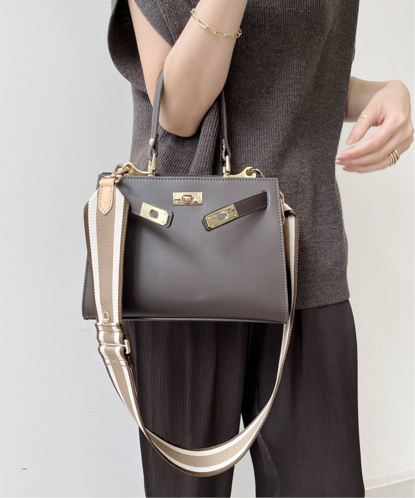 GOOD GRIEF!/グッドグリーフ】Border Belt(6cm)（その他ファッション  