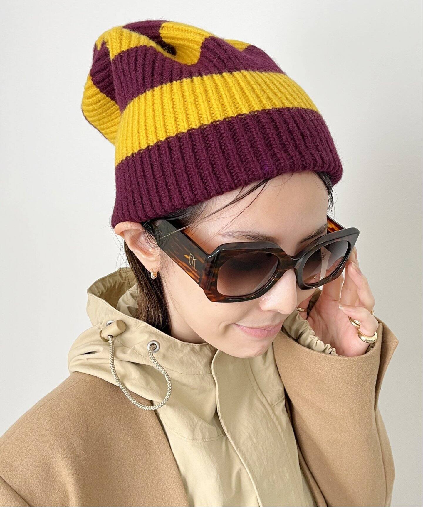 Volume Knit Cap（ニットキャップ・ビーニー）｜L