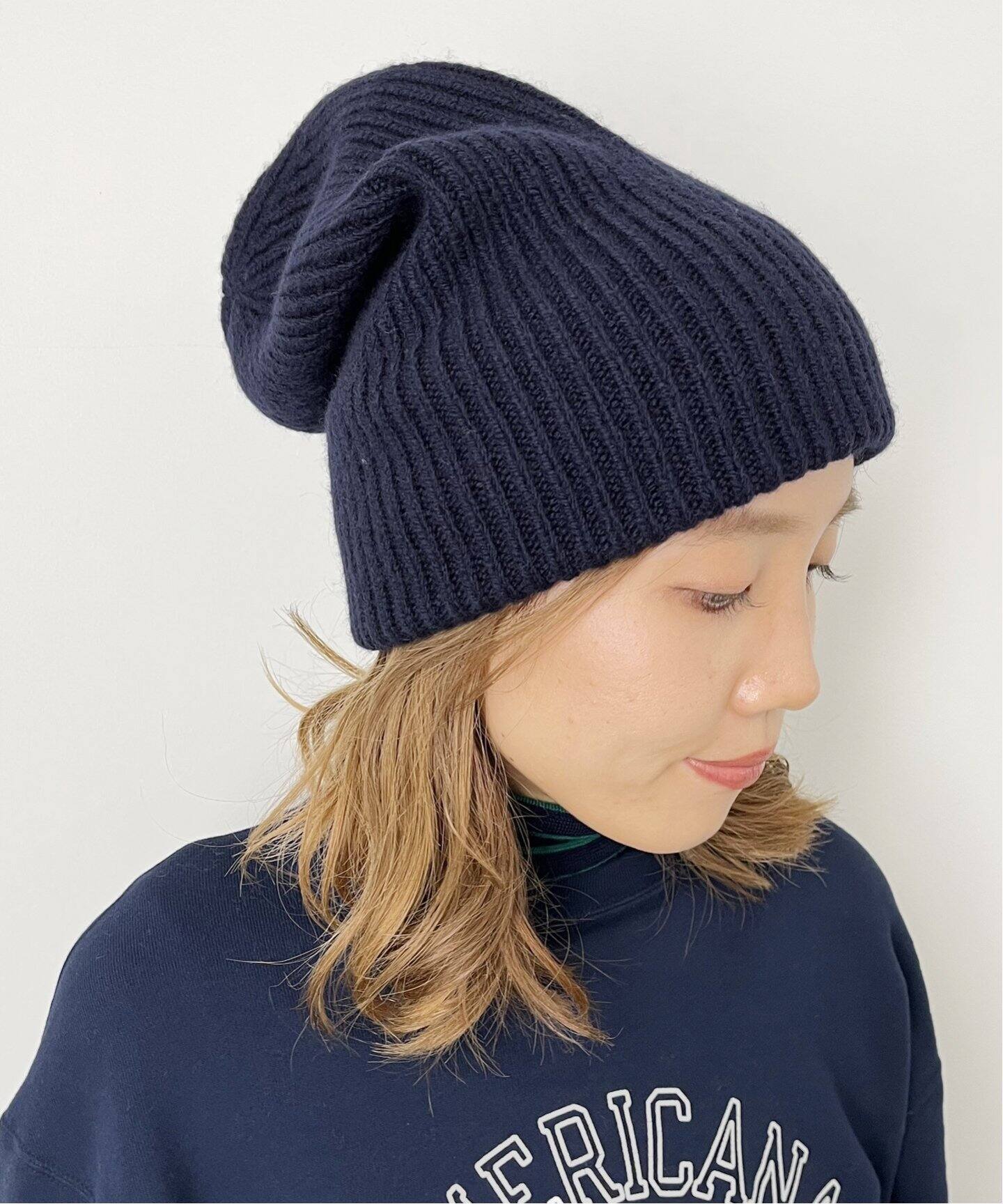 Volume Knit Cap（ニットキャップ・ビーニー）｜L