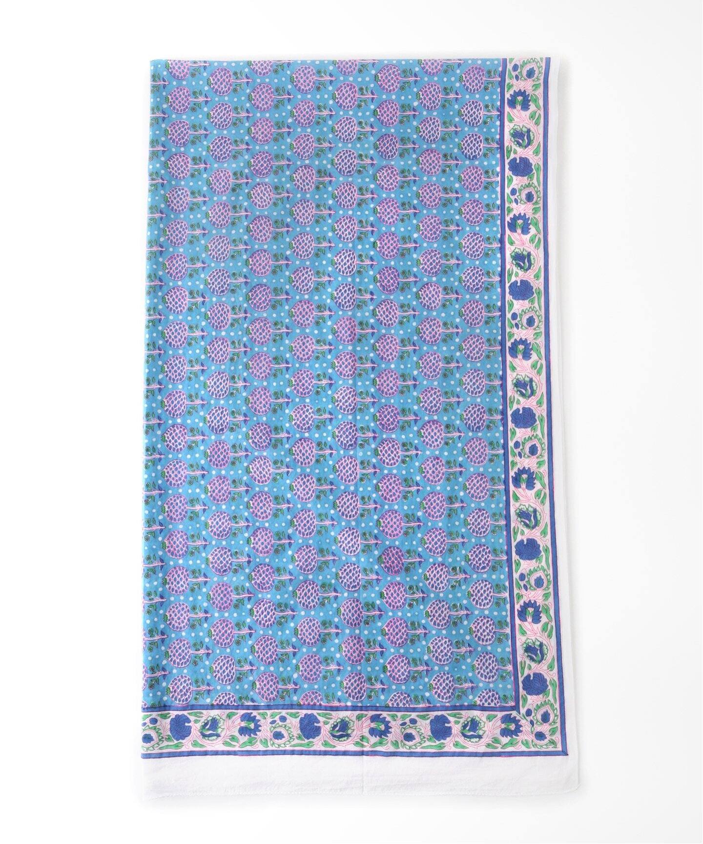 SZ Blockprints/エスゼットブロックプリント】Sarong（マフラー）｜L 
