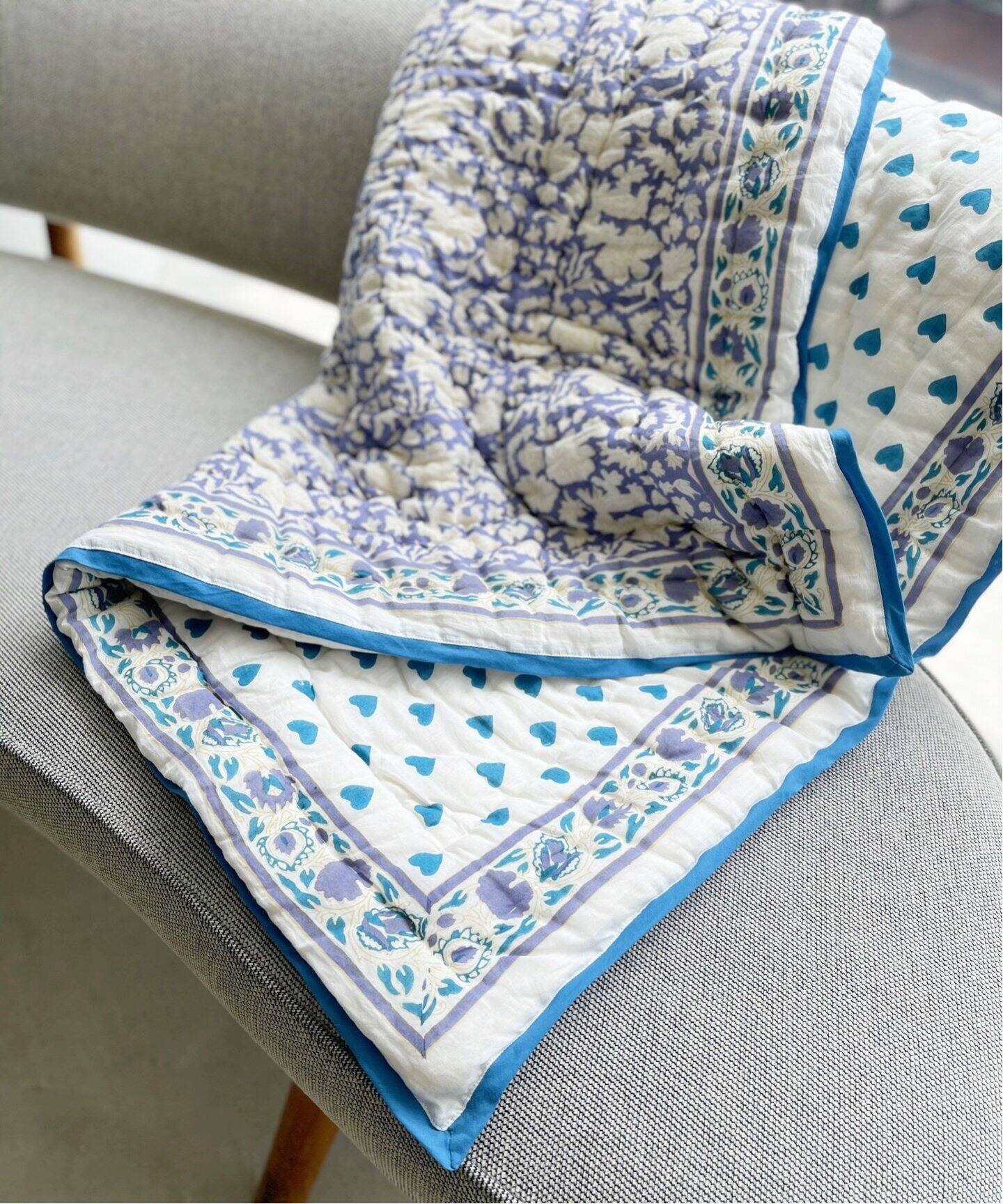 SZ Blockprints/エスゼットブロックプリント】Baby Blanket (別注 