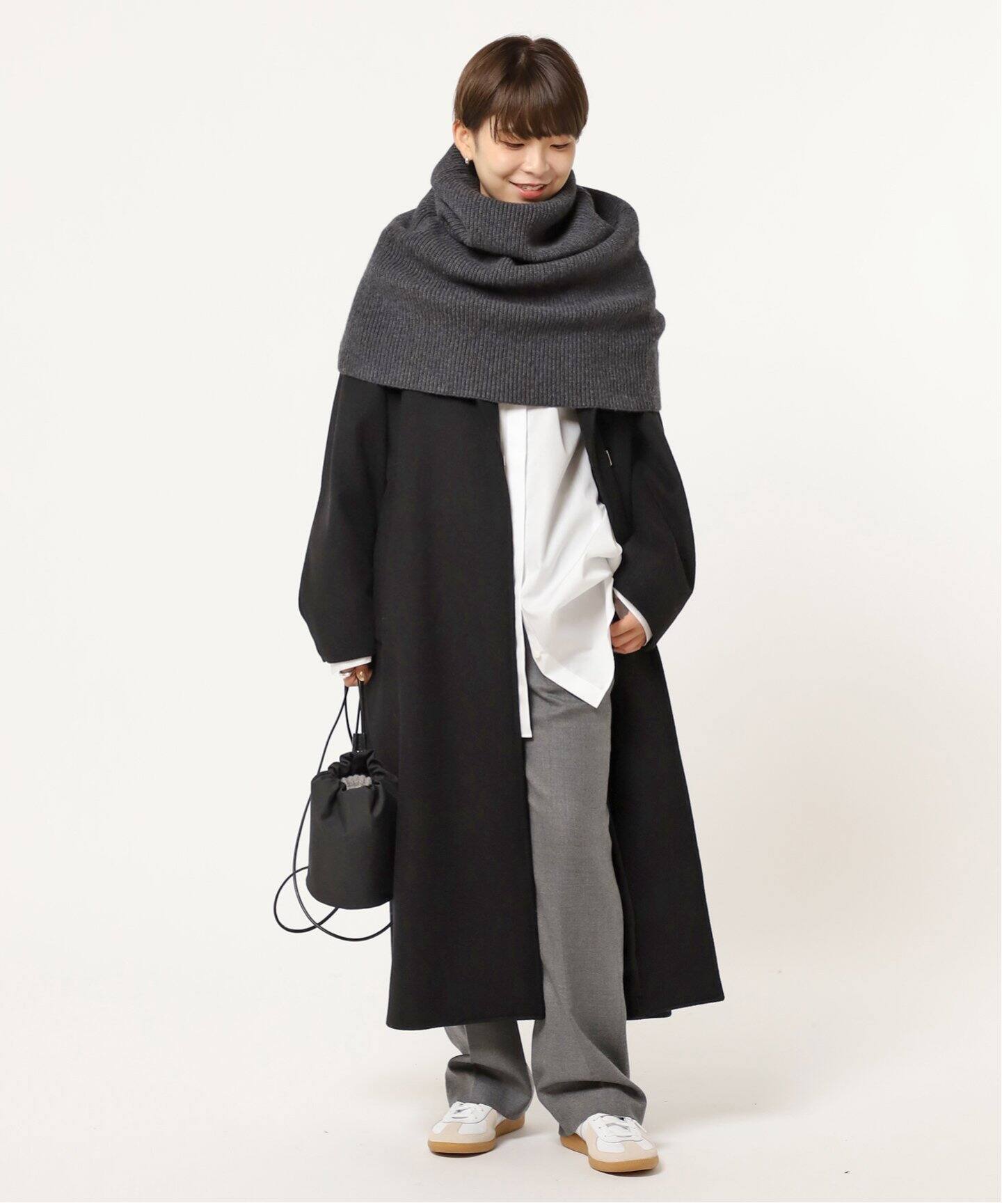 リブニットケープ（マフラー）｜AP STUDIO（エーピーストゥディオ）の  