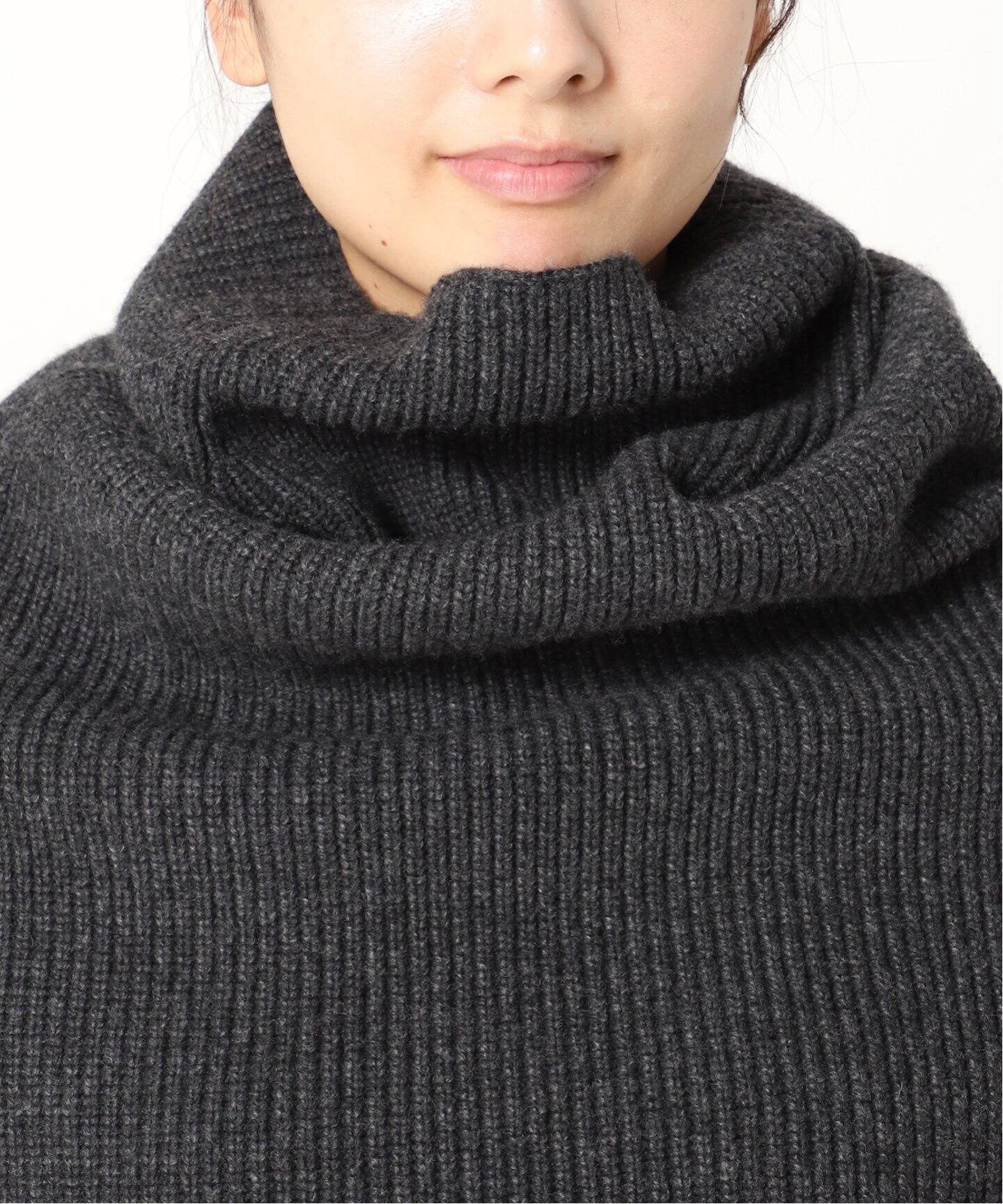 リブニットケープ（マフラー）｜AP STUDIO（エーピーストゥディオ）の  