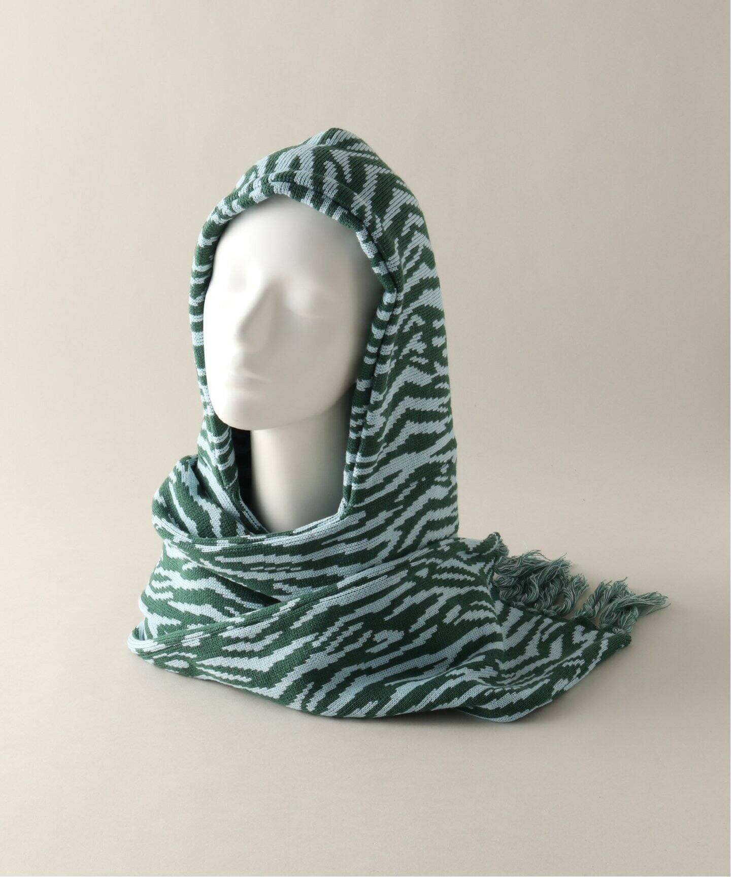 BoTT / ボット】Zebra Hood Scarf（マフラー）｜WISM（ウィズム）の 