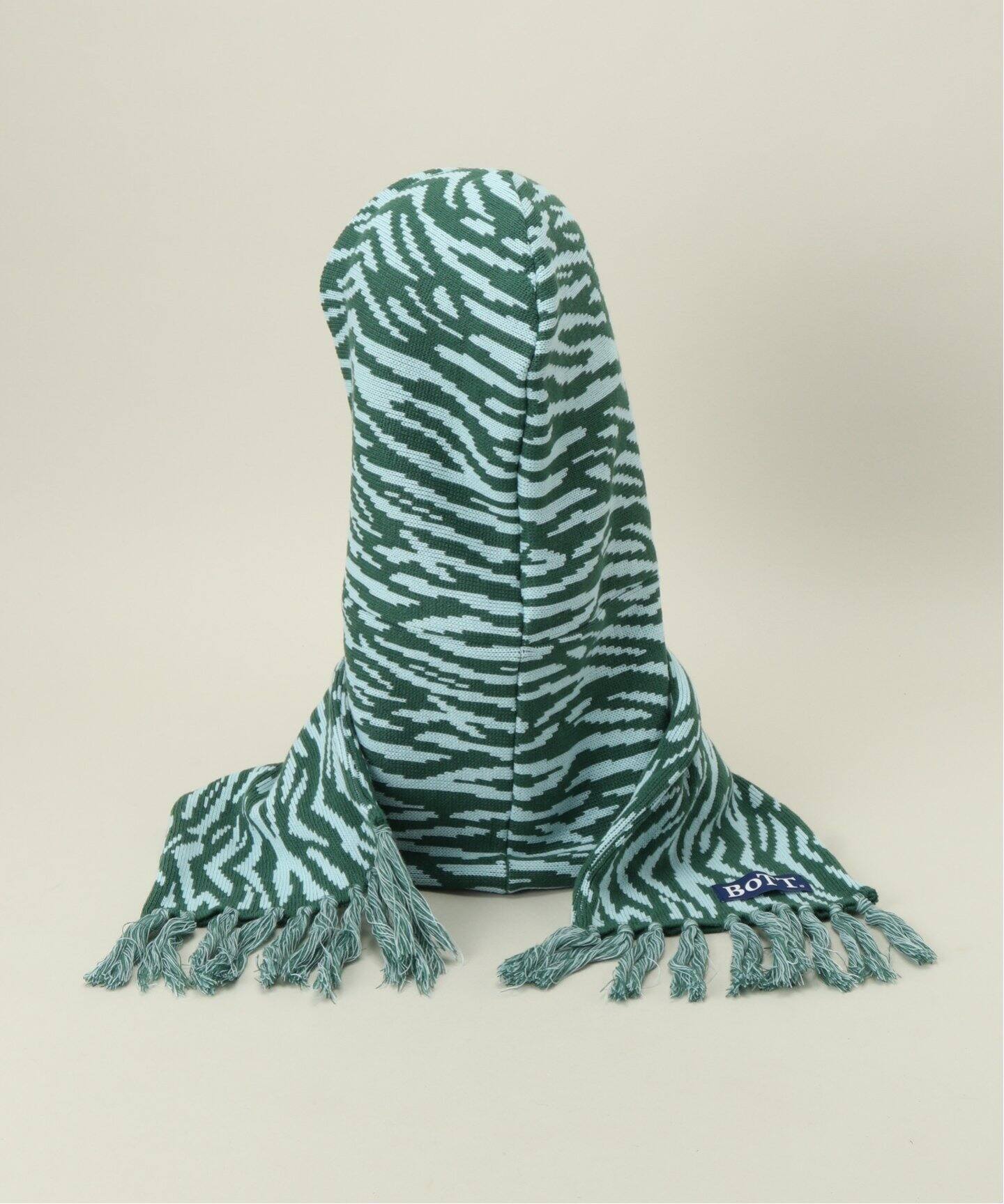BoTT / ボット】Zebra Hood Scarf（マフラー）｜WISM（ウィズム）の 