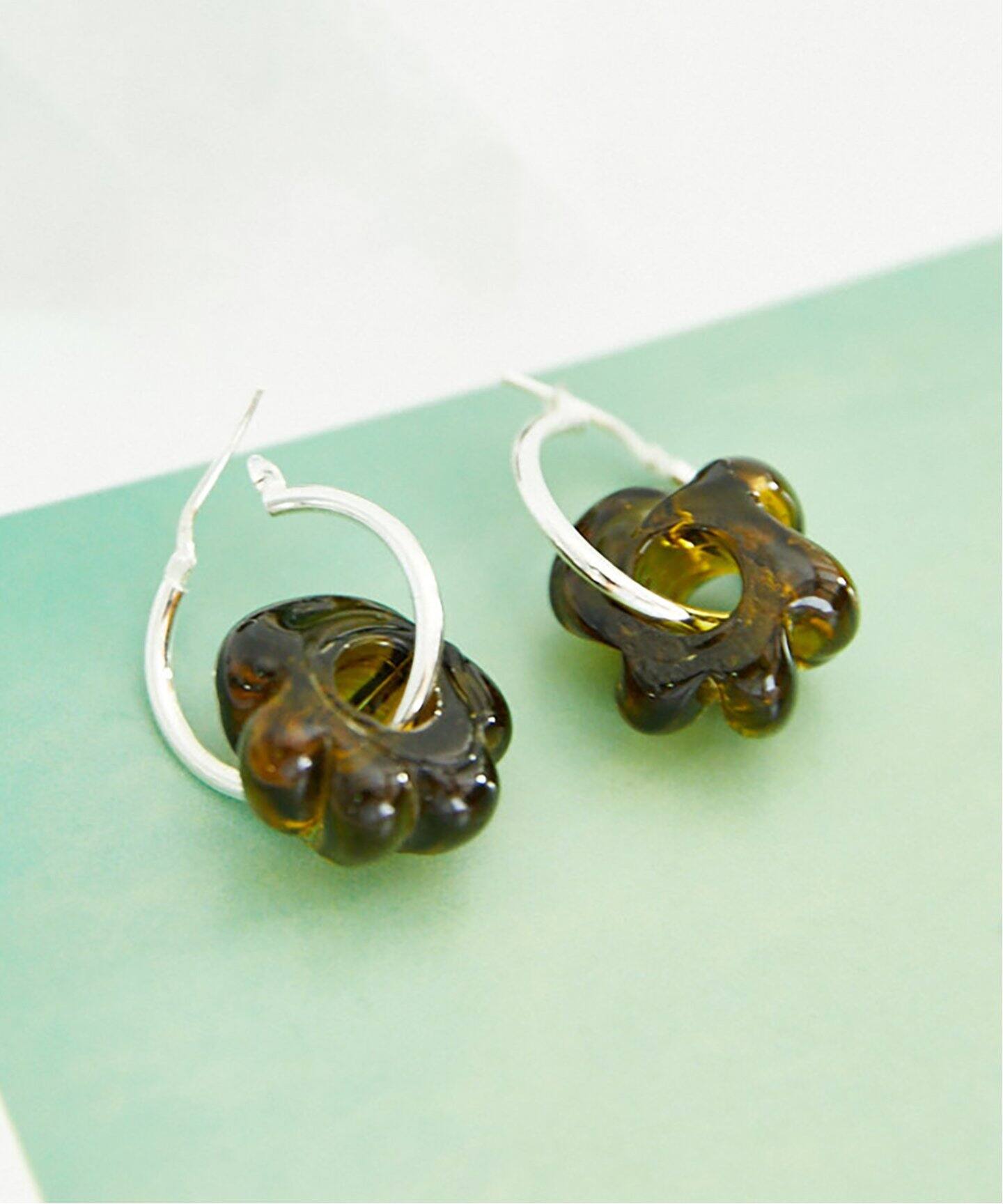 SISI JOIA/シシ ジョイア】 SLIGHTY BIGGER FLEUR：ピアス（ピアス（両