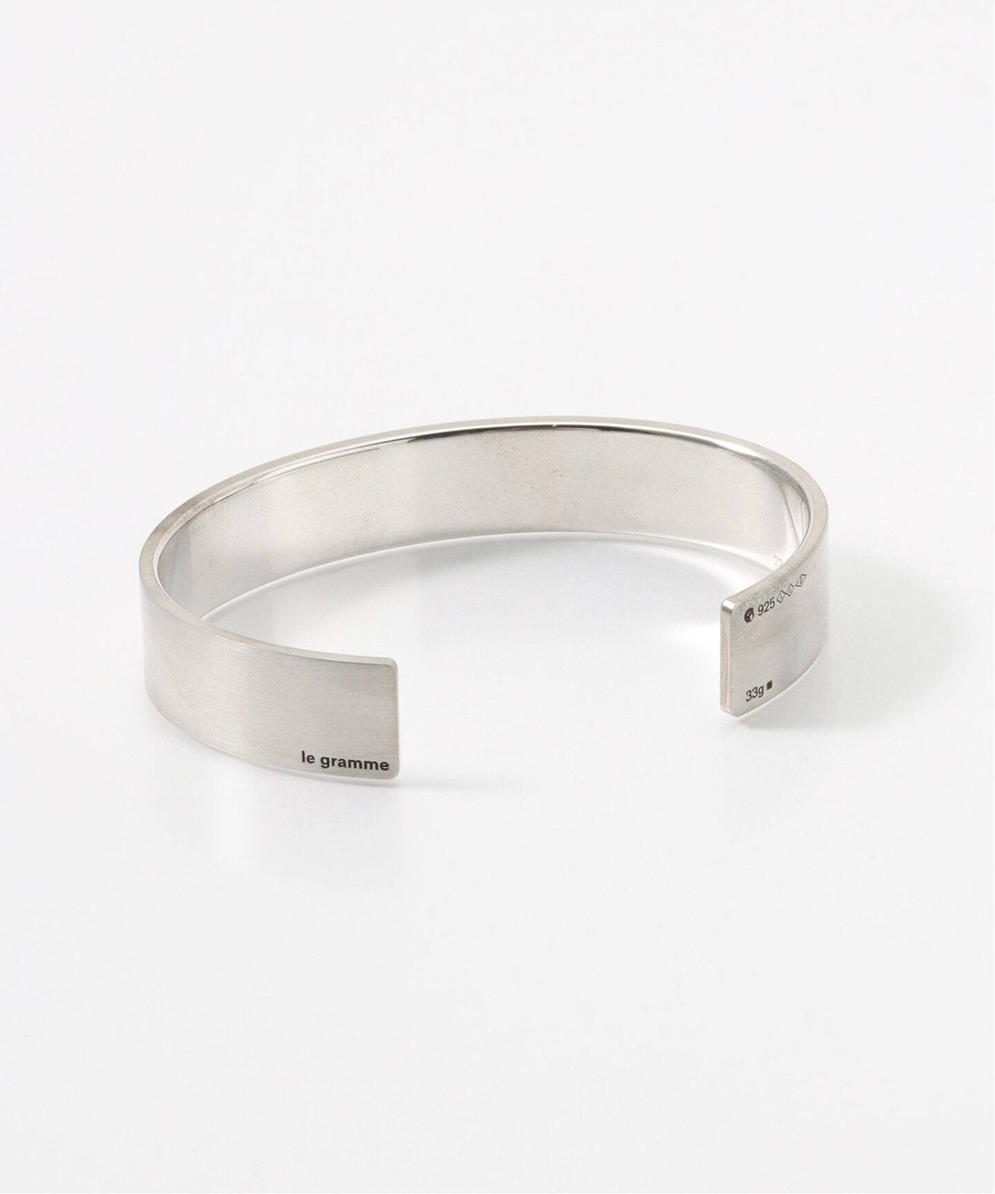 LE GRAMME 33G BRUSHED RIBBON BRACELET（ブレスレット・バングル 