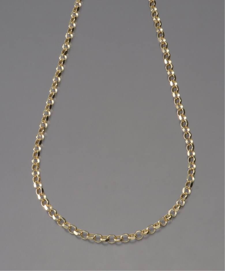 HATTON LABS GOLD DIAMOND CUT BELCHER CHAIN（ネックレス）｜BOICE 