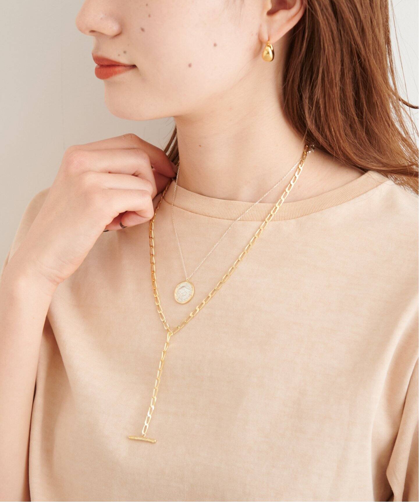 GIGI/ジジ】別注Roman coin necklace Romulus and Remus（ネックレス 