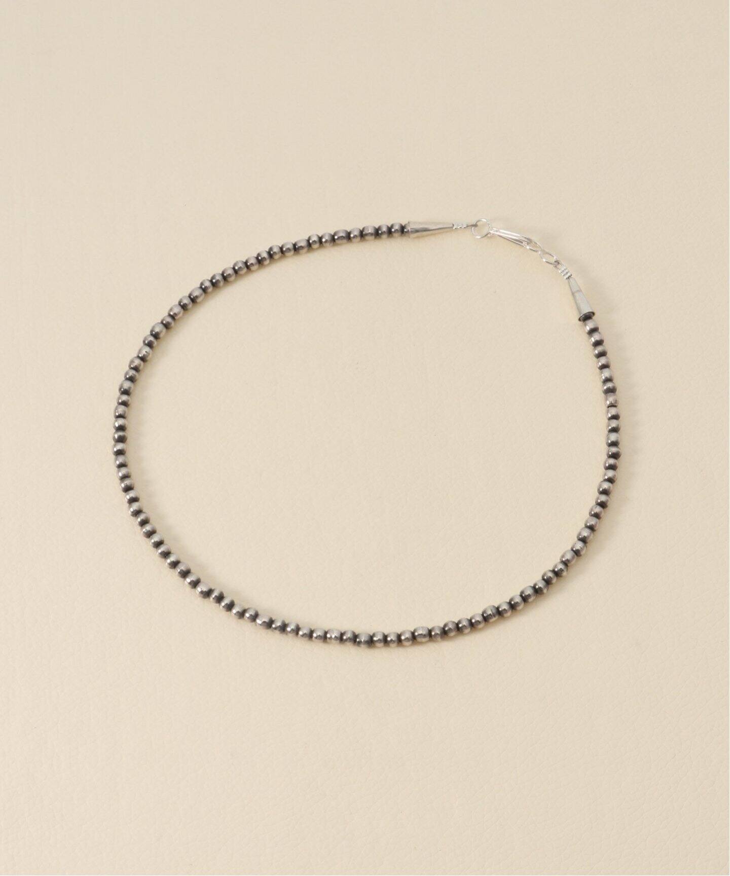 ERICKA NICOLAS BEGAY】4mm ボールチェーンネックレス40（ネックレス 