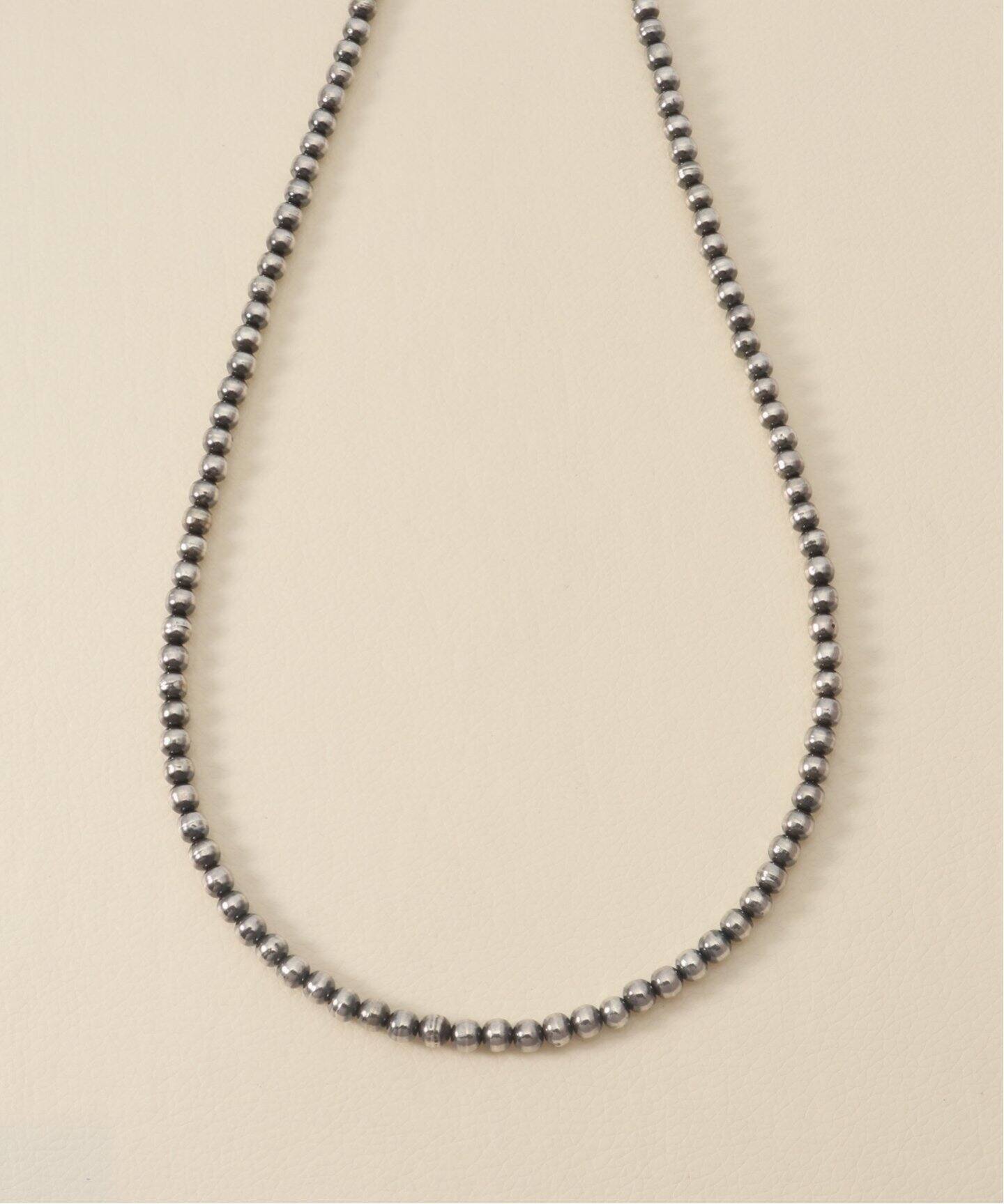 ERICKA NICOLAS BEGAY】6mm ボールチェーンネックレス80（ネックレス  