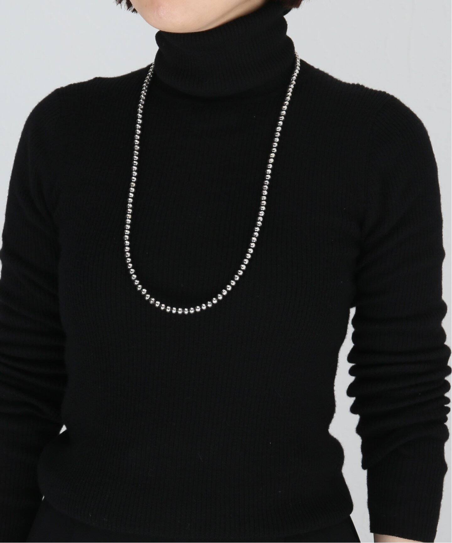 ERICKA NICOLAS BEGAY】6mm ボールチェーンネックレス80（ネックレス  