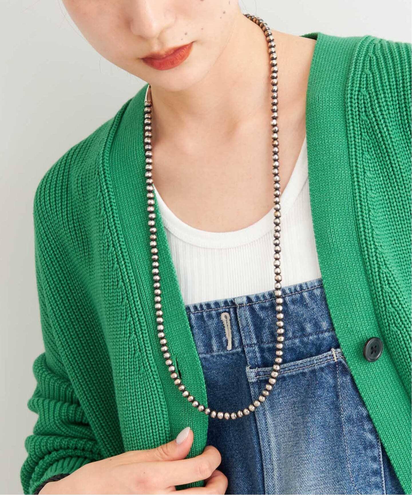 ERICKA NICOLAS BEGAY】6mm ボールチェーンネックレス80（ネックレス  