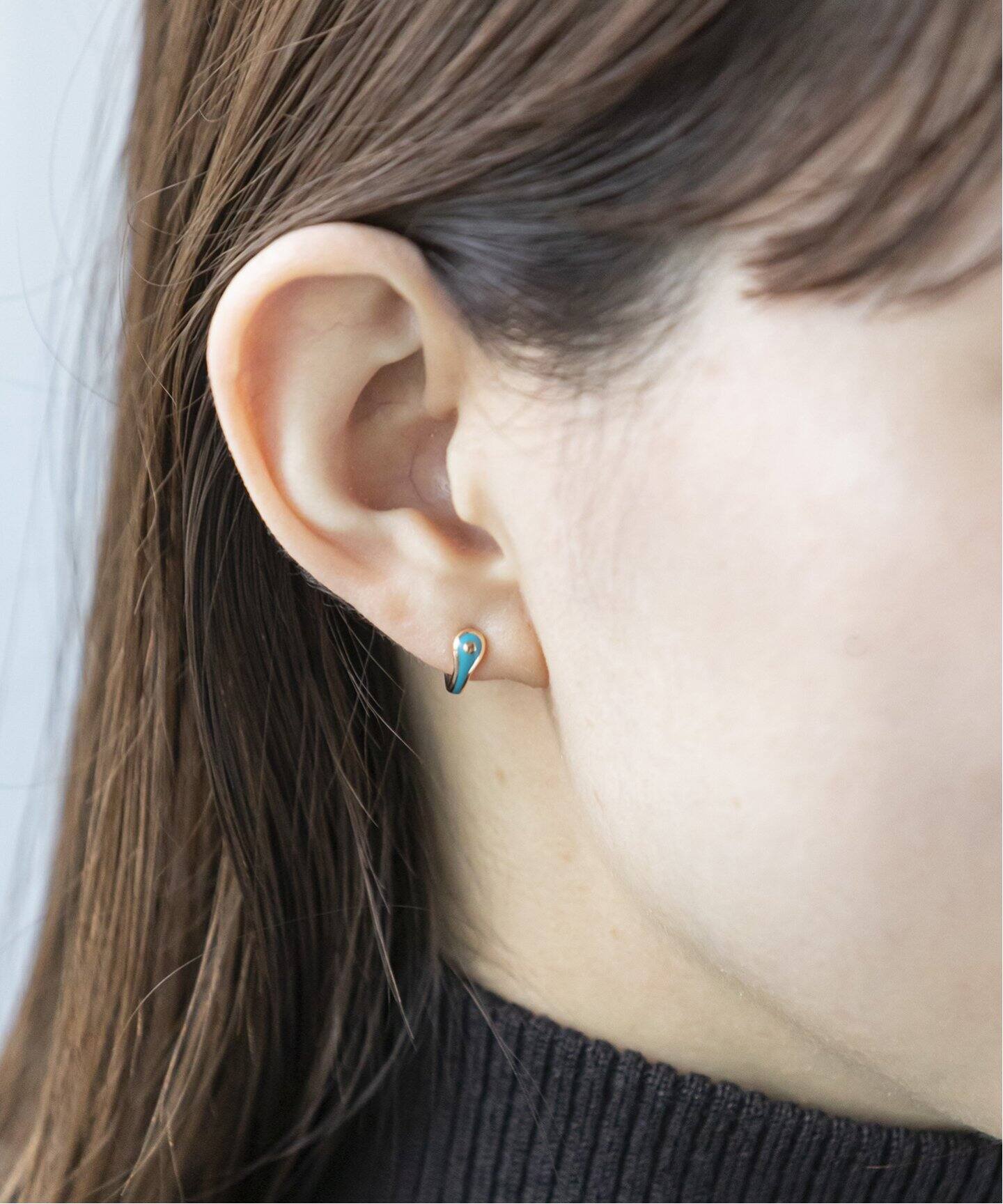 HIROTAKA】 Bird of Paradise ハーフフープピアス(片耳)（ピアス（片耳  