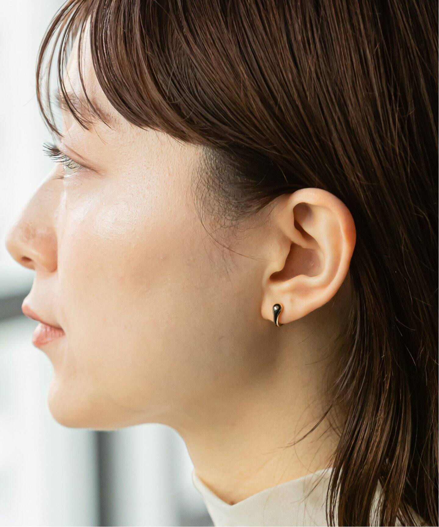 HIROTAKA】 Bird of Paradise ハーフフープピアス(片耳)（ピアス（片耳  