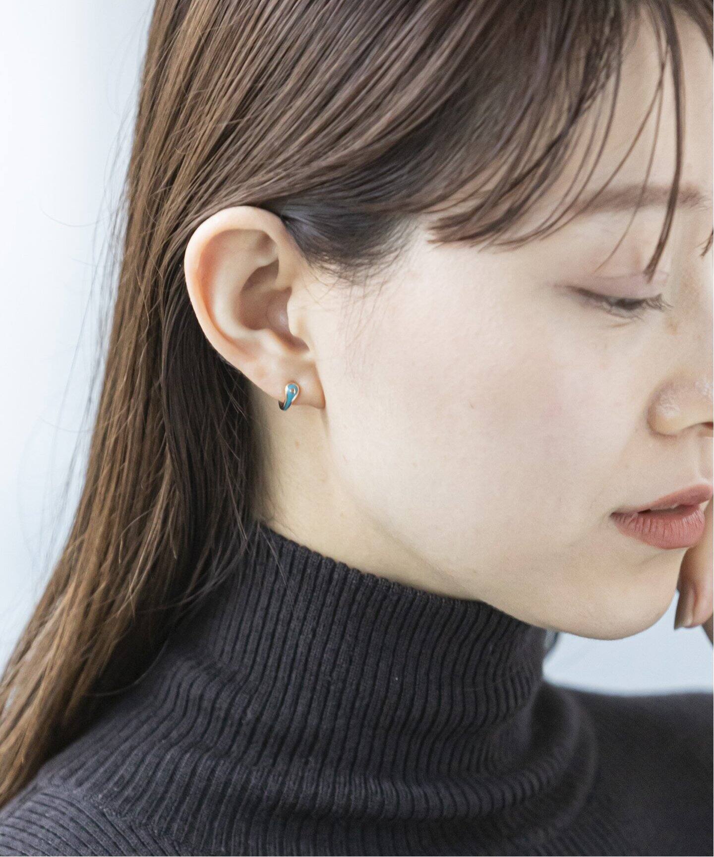 HIROTAKA】 Bird of Paradise ハーフフープピアス(片耳)（ピアス（片耳  