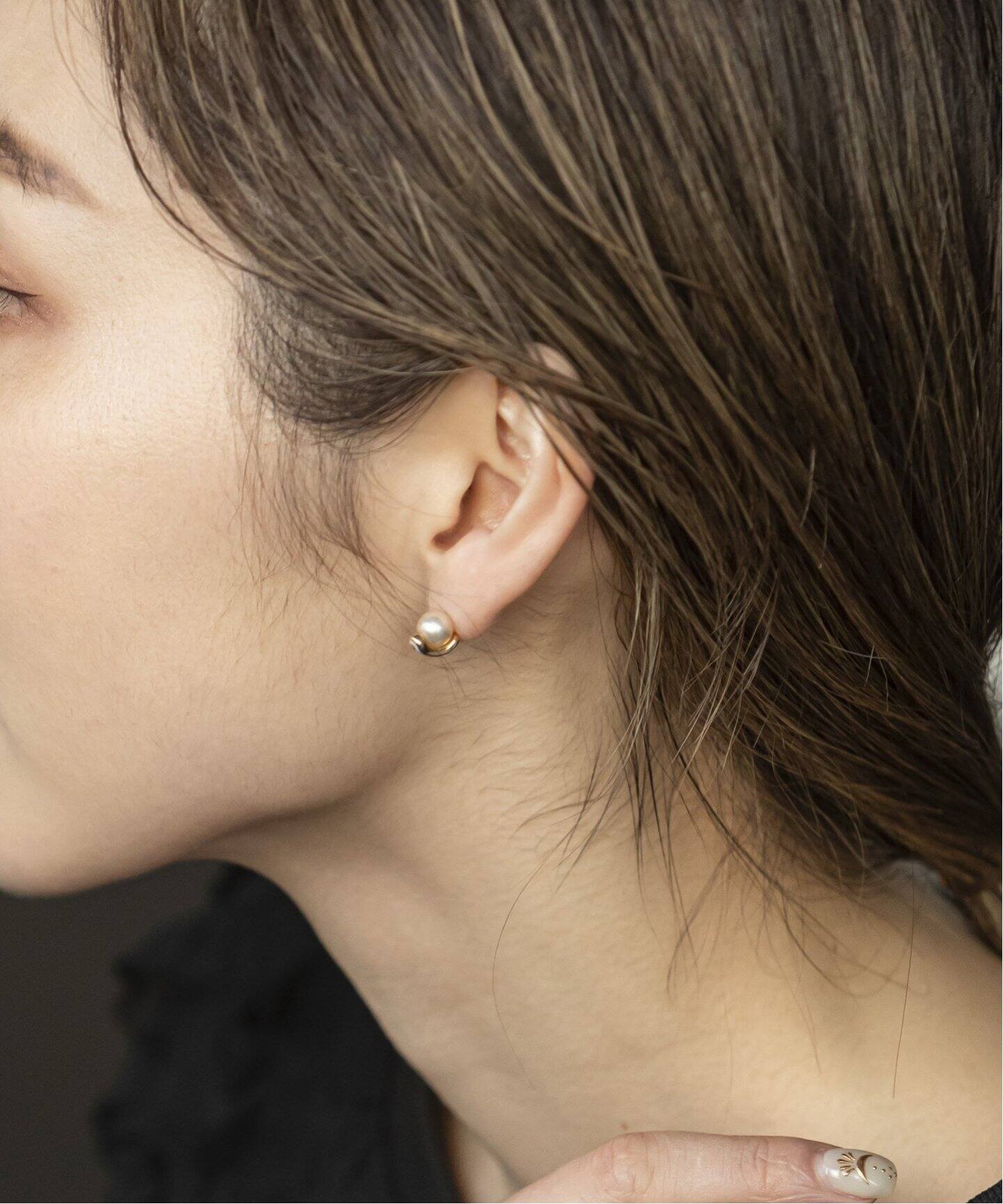 HIROTAKA】 Bird of Paradise パールピアス(片耳)（ピアス（片耳用  