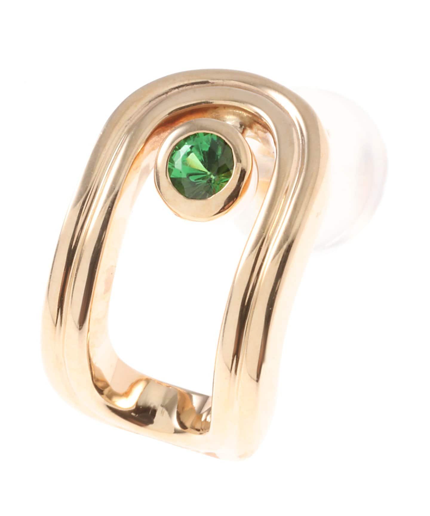 Hirotaka/ヒロタカ Beluga オブロングダイヤモンドグリーンガーネット