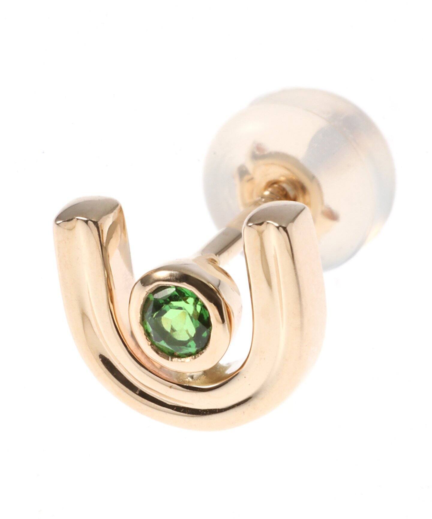 Hirotaka/ヒロタカ Beluga グリーンガーネットピアス（ピアス（片耳用