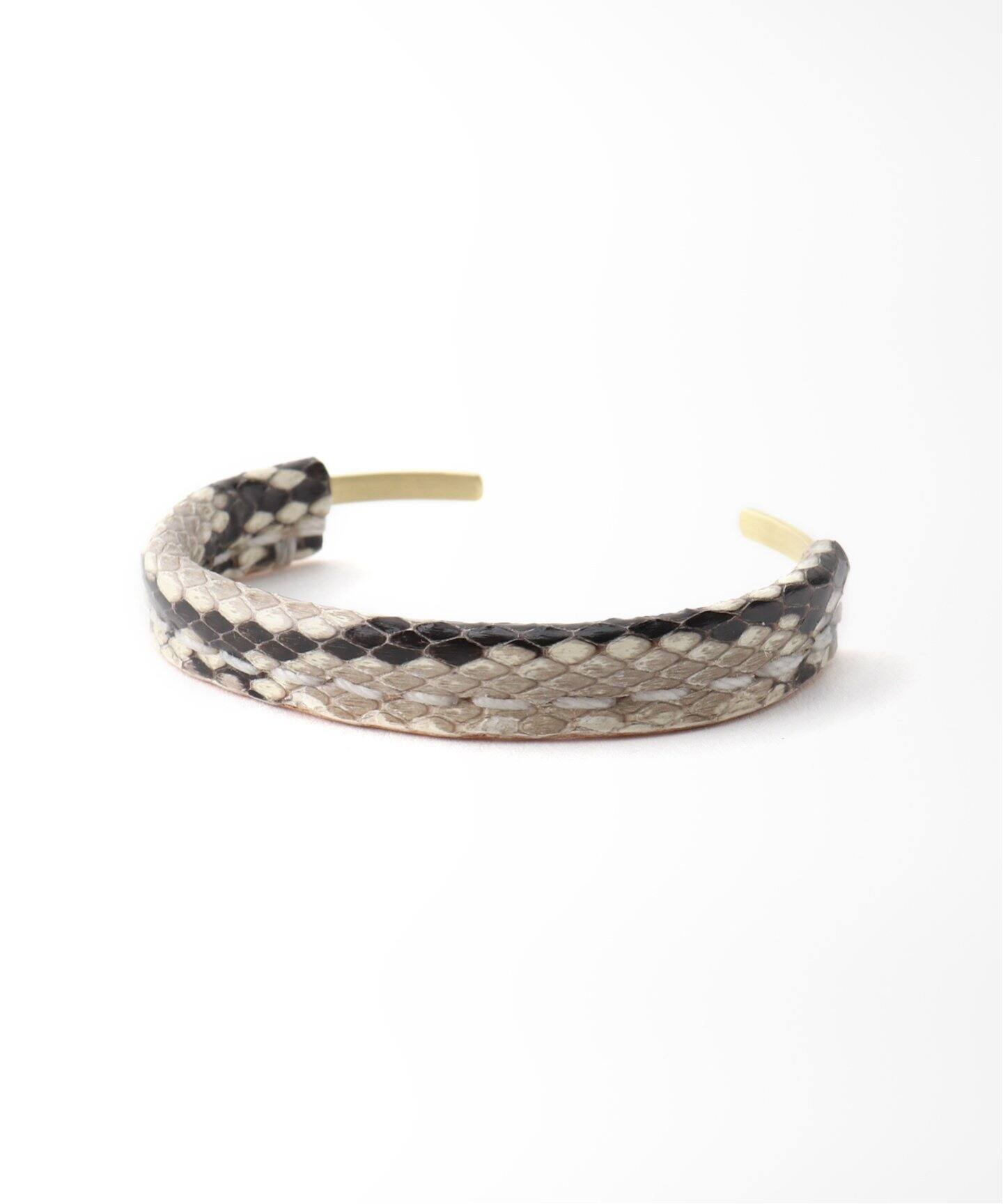 Hender Scheme / エンダースキーマ】python brass bangle S 
