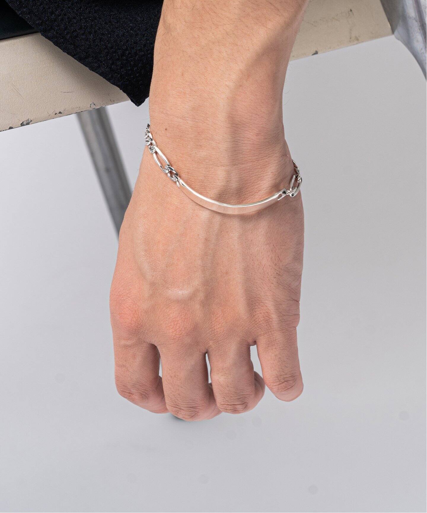 美品 XOLO Figaro Link Bracelet 6mm ショロ