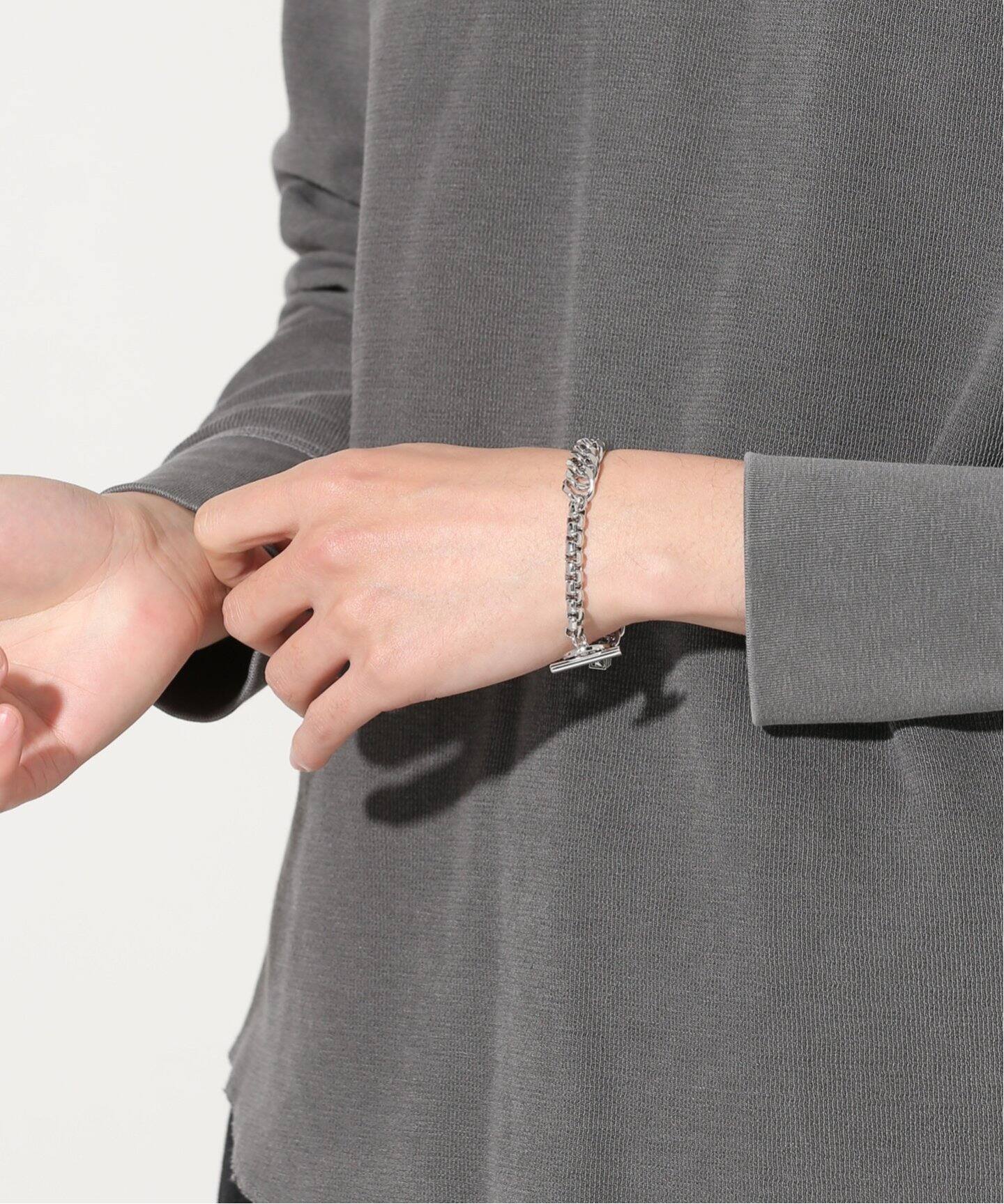 JIEDA / ジエダ】SWITCHING WIDE CHAIN BRACELET（ブレスレット 