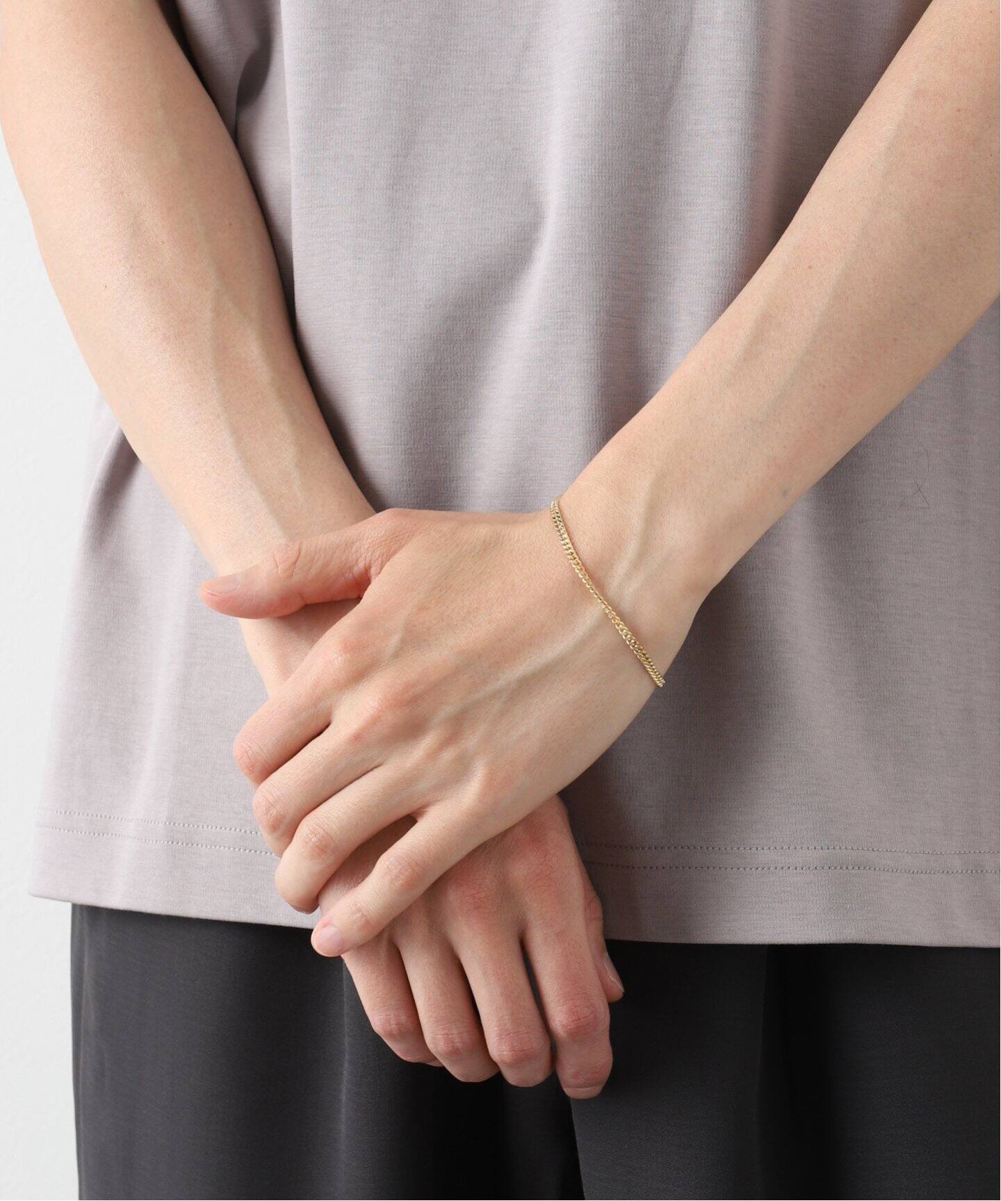 TOM WOOD / トムウッド】CURB BRACELET M GOLD（ブレスレット 