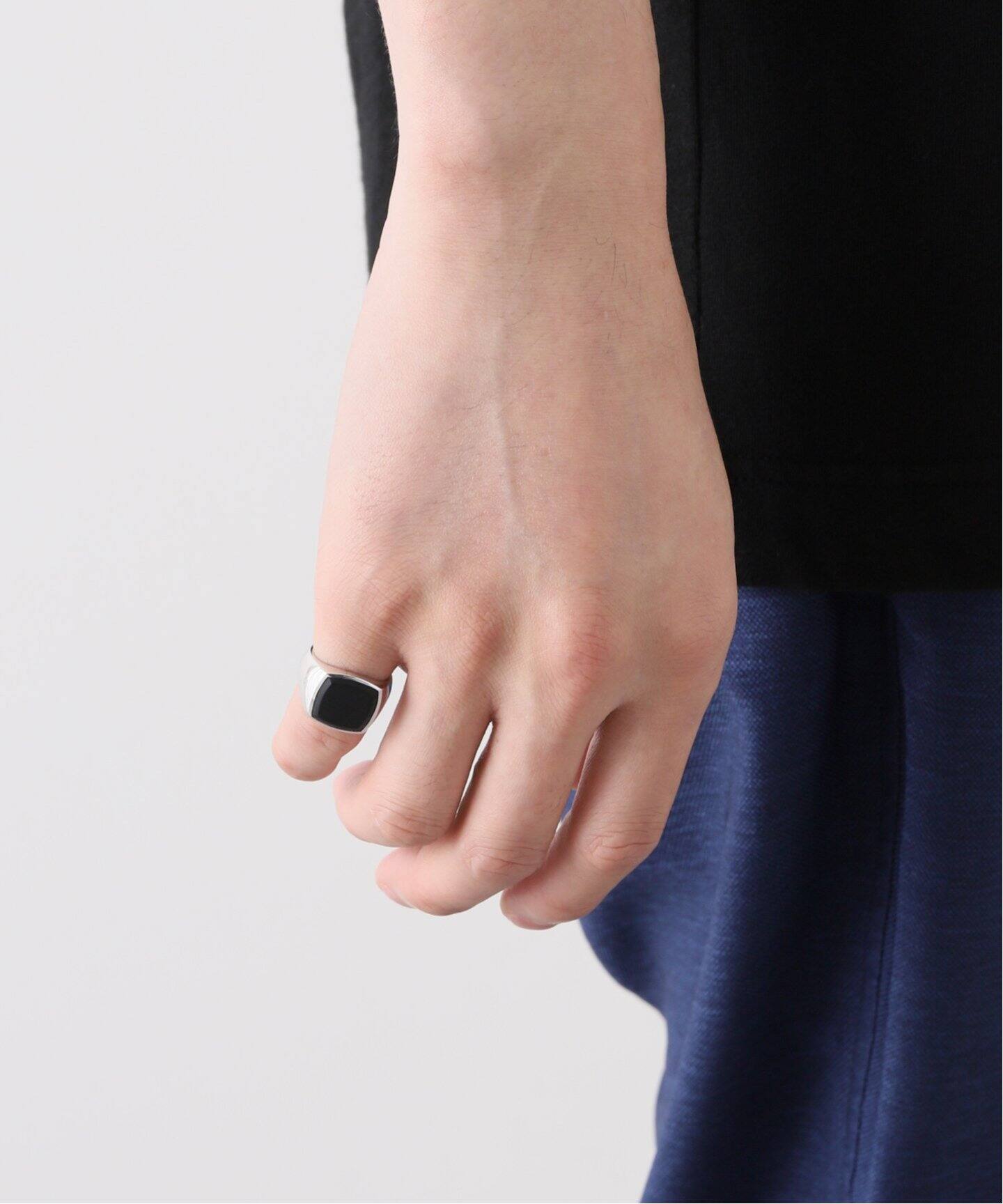 TOM WOOD / トムウッド】CUSHION BLACK ONYX（リング）｜PULP（パルプ 