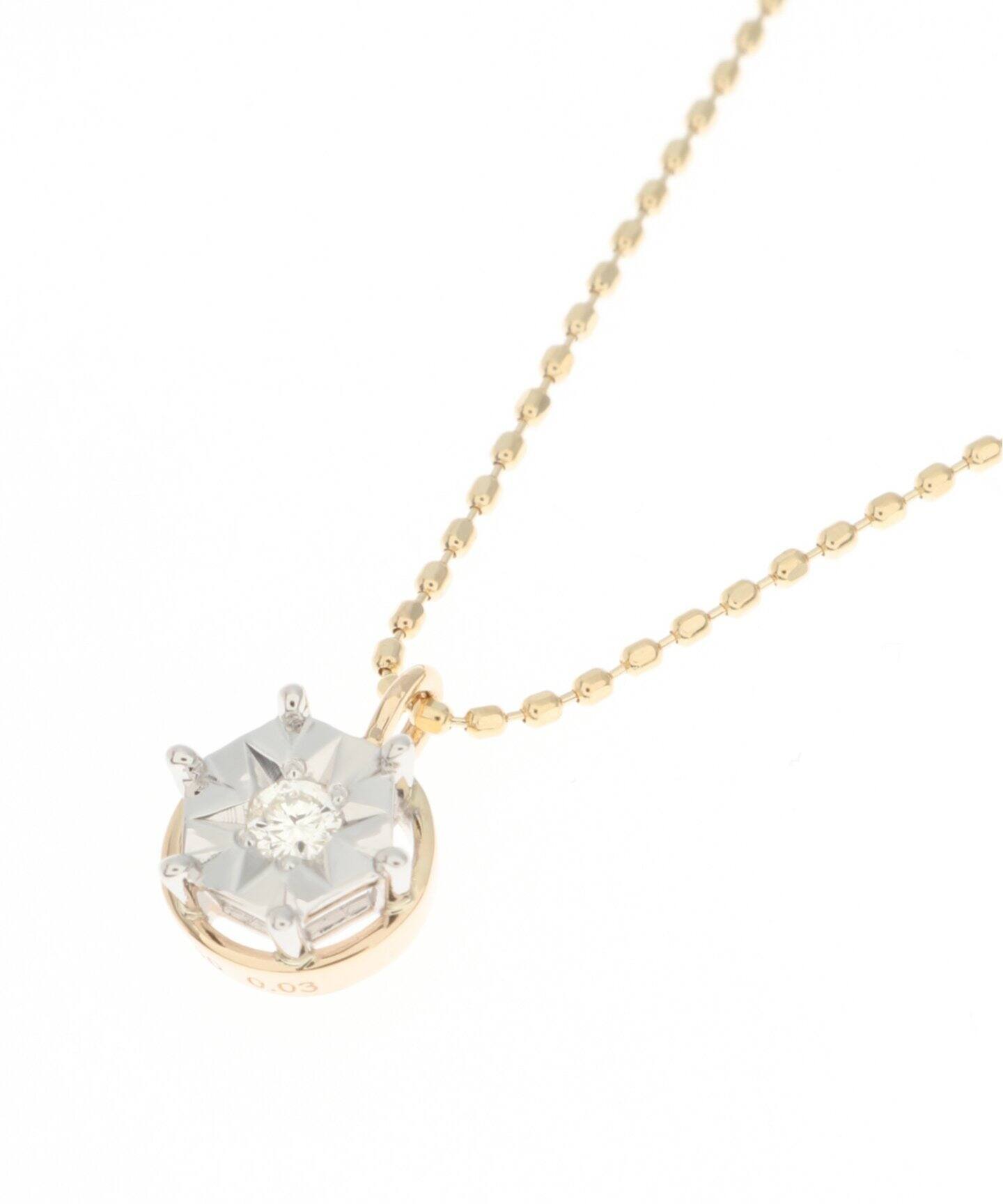 enasoluna/エナソルーナ】Solid diamond necklace：ネックレス  