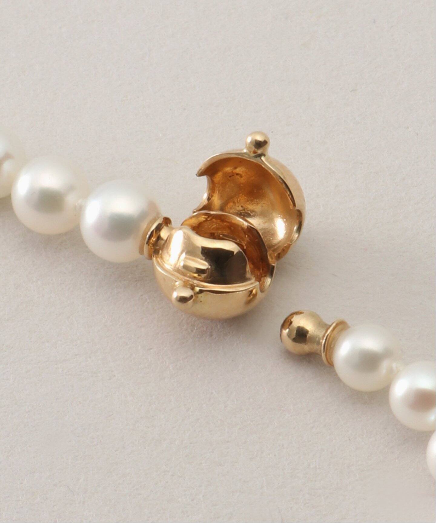 新品 Sophie 無くなる Billie Brahe 片耳14K ゴールドパールフープ