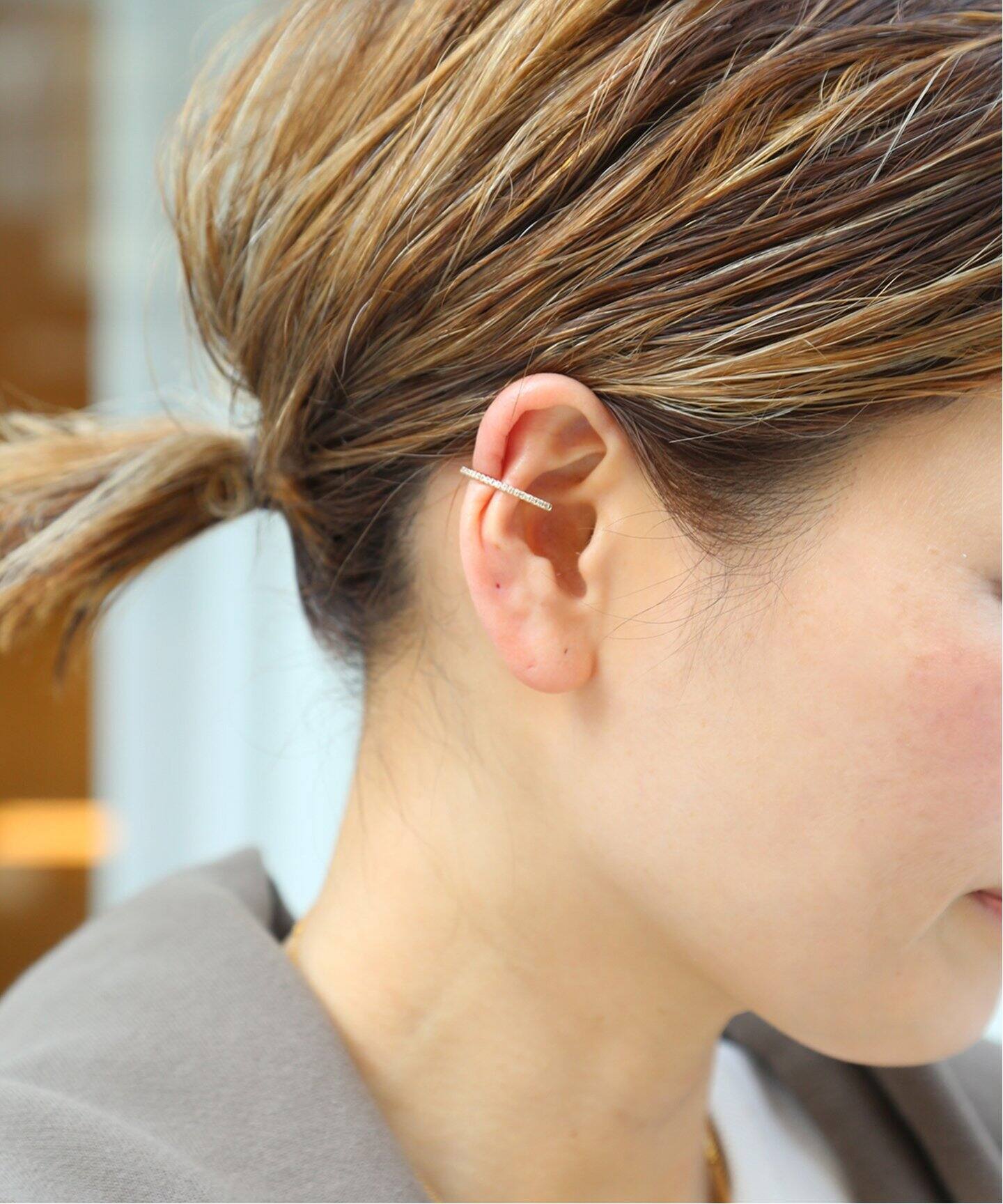 HIROTAKA/ヒロタカ】 DIAMOND BOW イヤーカフ（片耳）（その他  