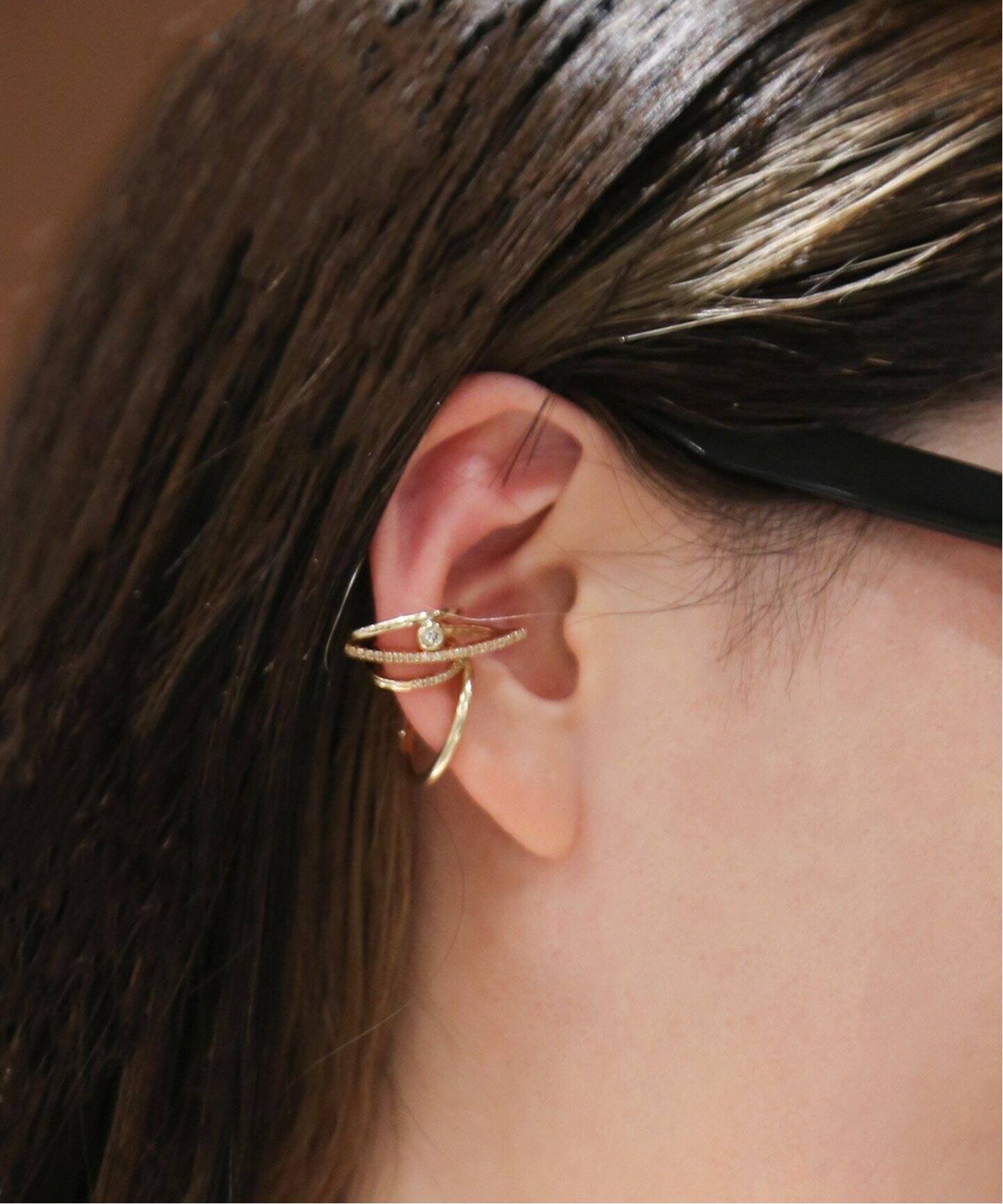 HIROTAKA/ヒロタカ】 DIAMOND BOW イヤーカフ（片耳）（その他  