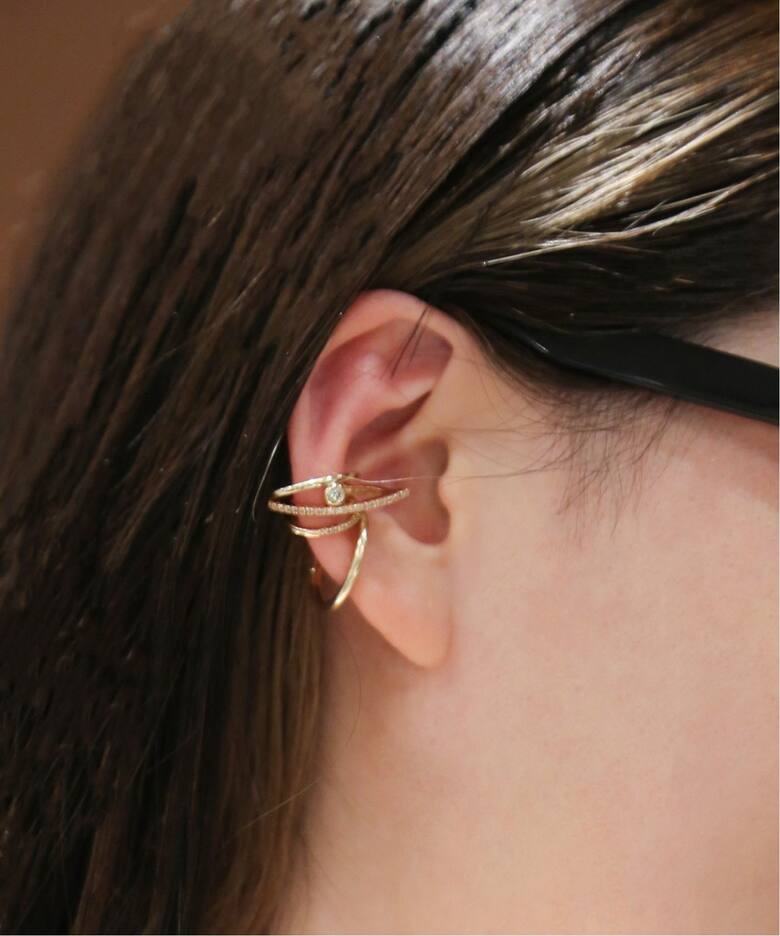 HIROTAKA/ヒロタカ】 DIAMOND BOW イヤーカフ（片耳）（その他  