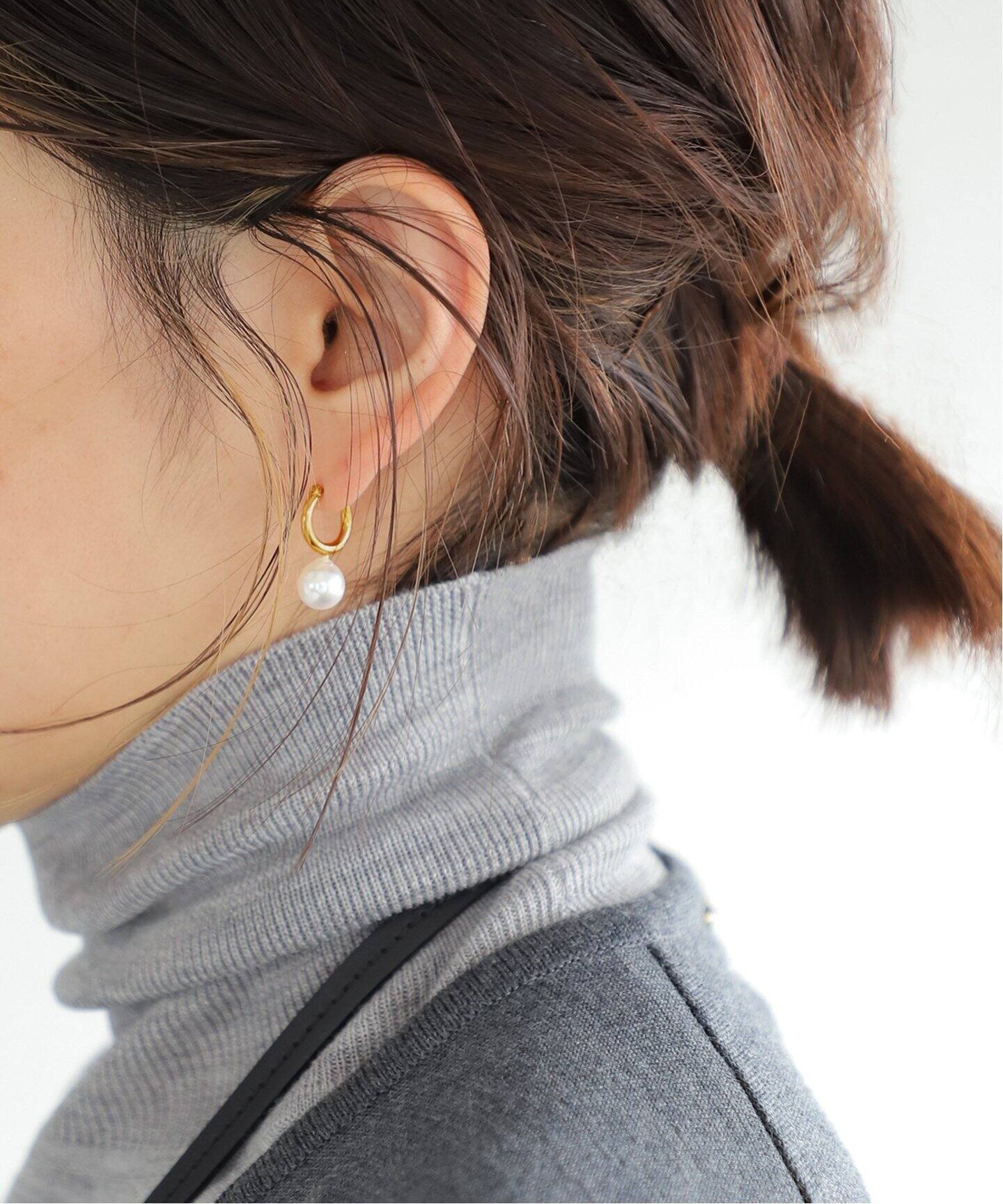 Magnifique azur パール ピアス（ピアス（両耳用））｜Deuxieme Classe 
