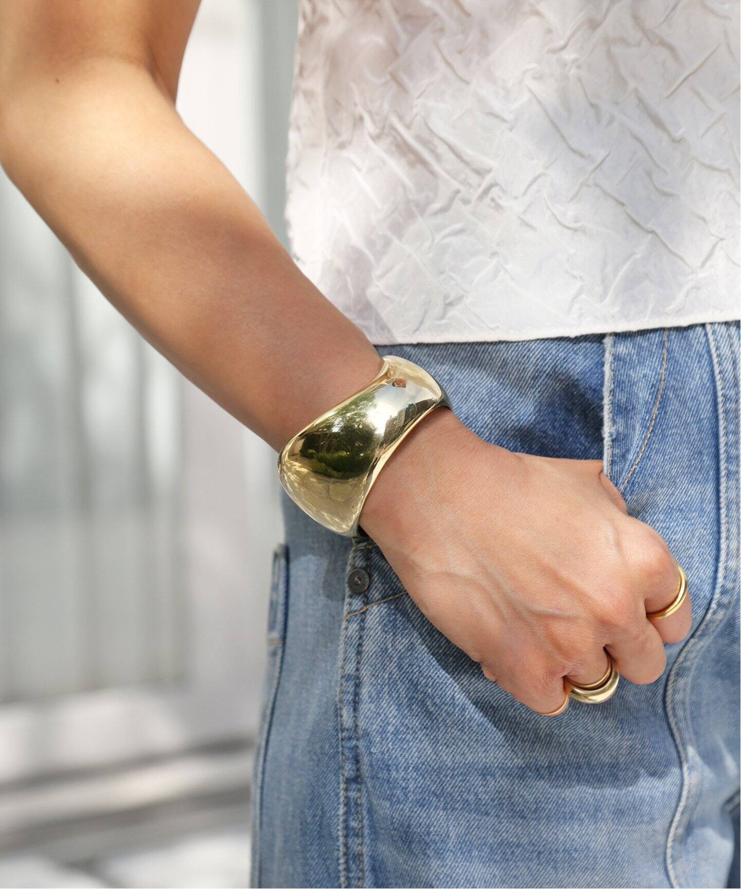 AGMES/アグメス】JEAN CUFF（ブレスレット・バングル）｜Deuxieme  