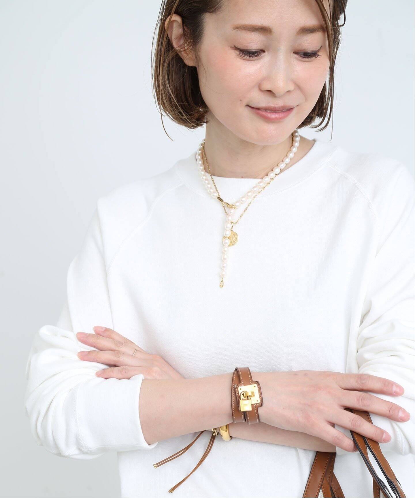 Magnifique azur/マニフィーク アジュー】 PEAL ネックレス  