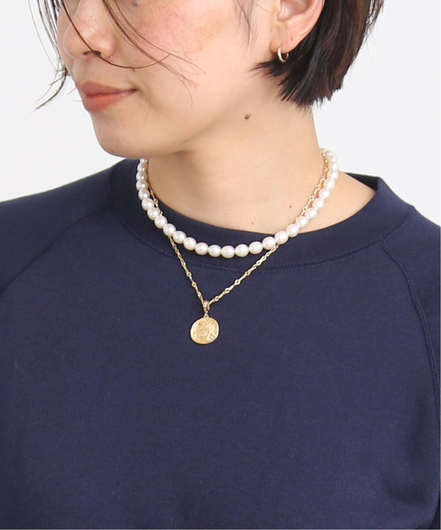 Magnifique azur/マニフィーク アジュー】 PEAL ネックレス  