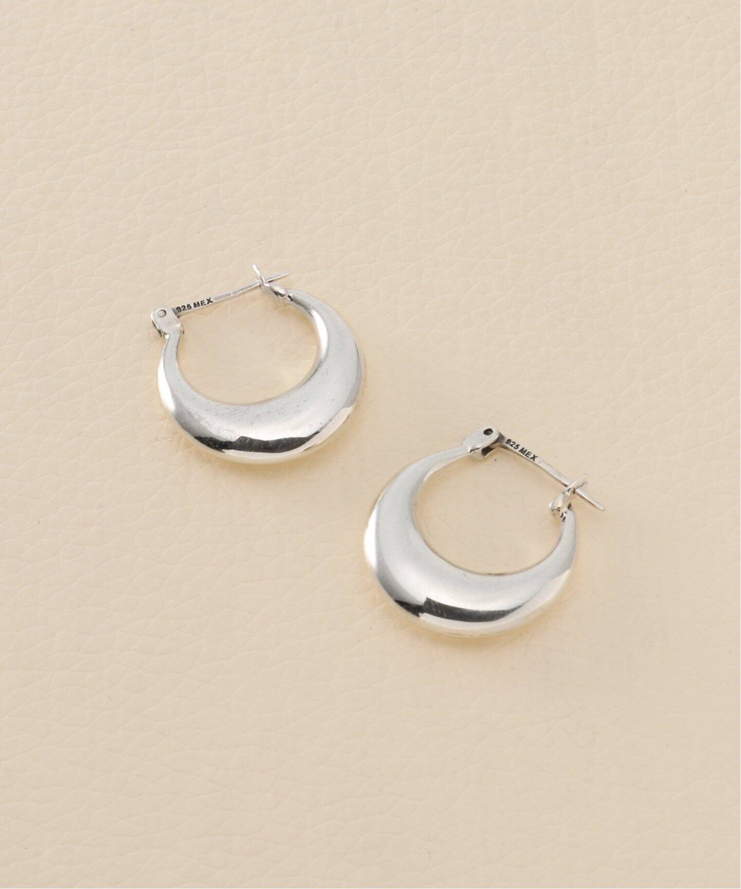 LAVER/ラバー】MOON ピアス シルバー（ピアス（両耳用））｜Deuxieme  