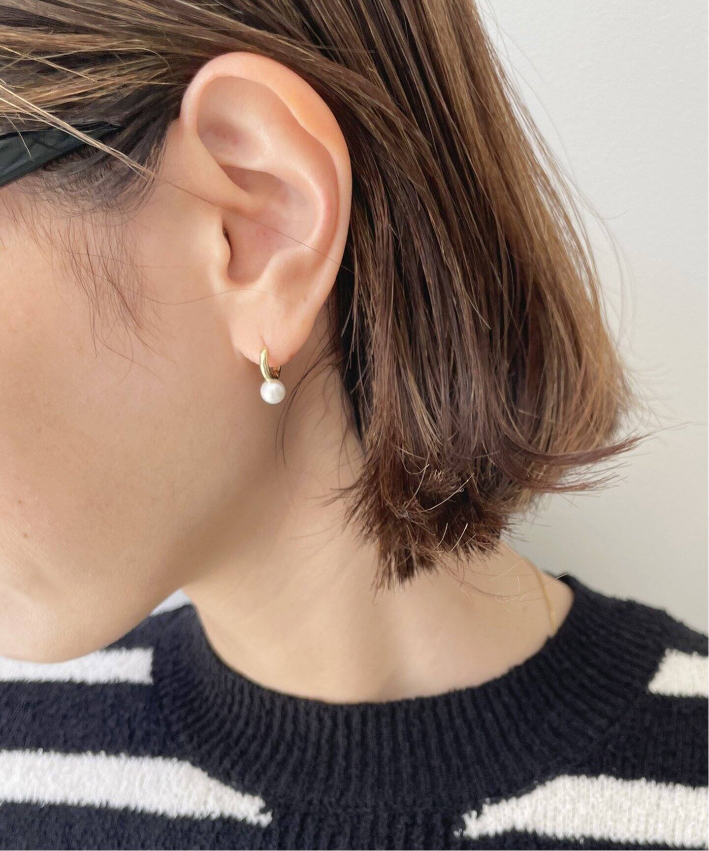 GIGI/ジジ】Baby Pearl Earrings（ピアス（両耳用））｜L