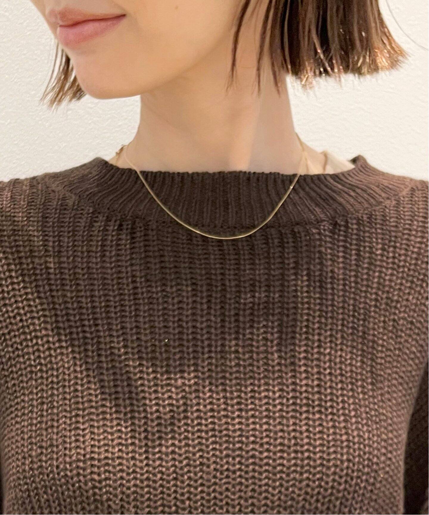 GIGI/ジジ】Gold Line Necklace（ネックレス）｜L 