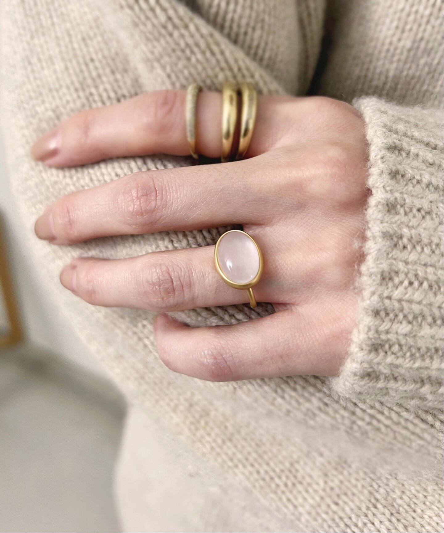 MARIHA/マリハ】ローズクォーツ Ring（リング）｜L 