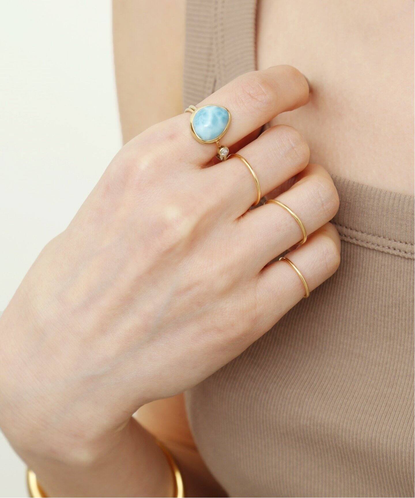 MARIHA/マリハ】ラリマー Ring（リング）｜L 